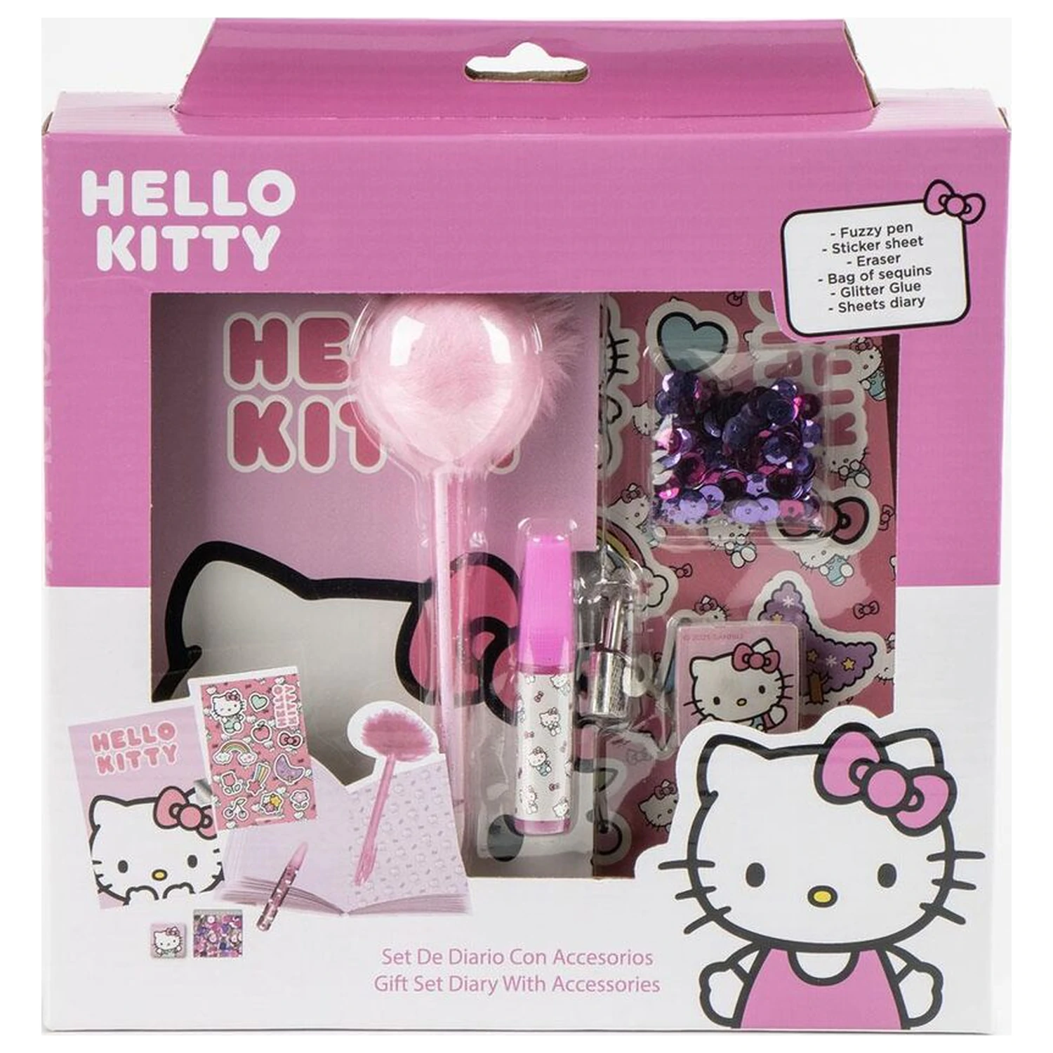 Hello Kitty Set Dnevnika fotografija proizvoda