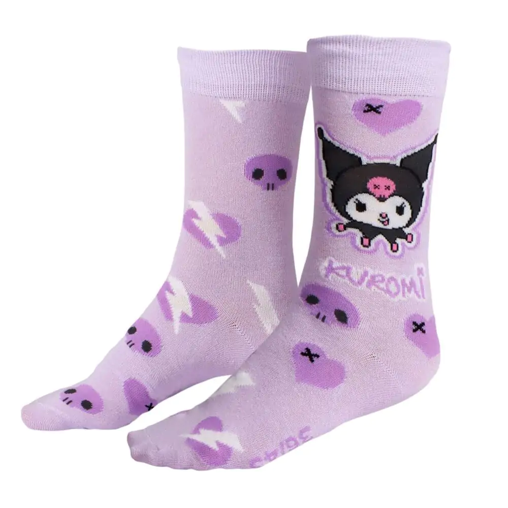 Hello Kitty Kuromi paket 3 para odraslih čarapa fotografija proizvoda