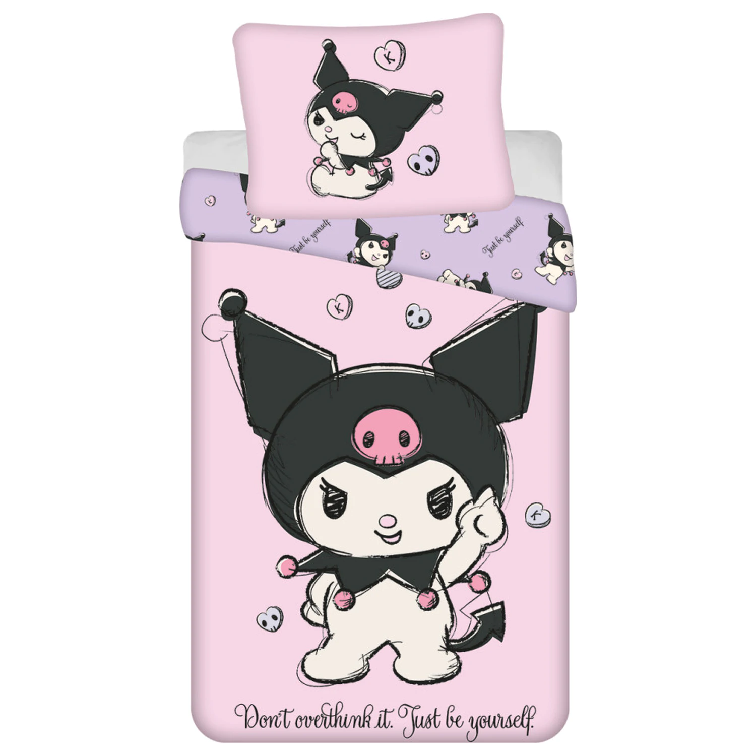 Hello Kitty Kuromi Be Yourself navlaka za poplun fotografija proizvoda