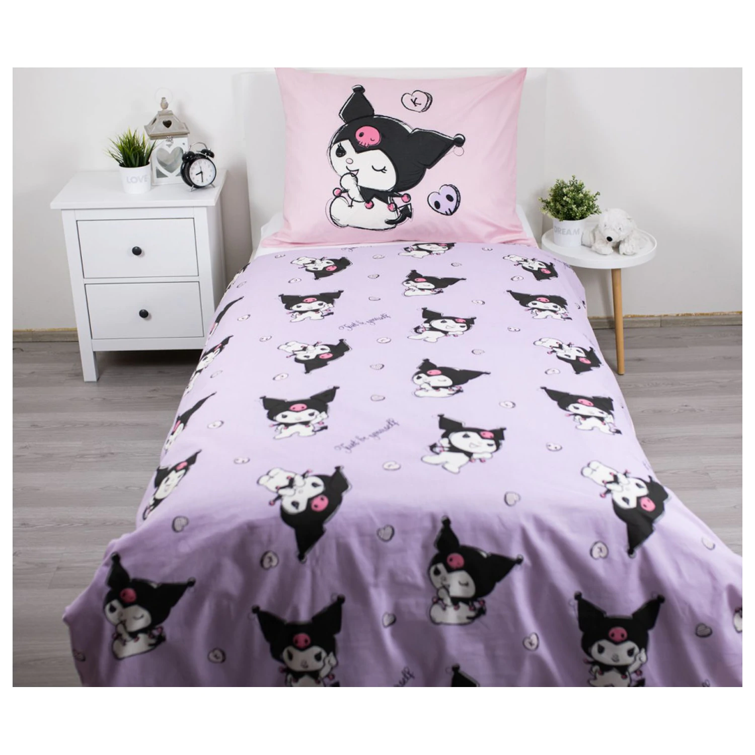 Hello Kitty Kuromi Be Yourself navlaka za poplun fotografija proizvoda