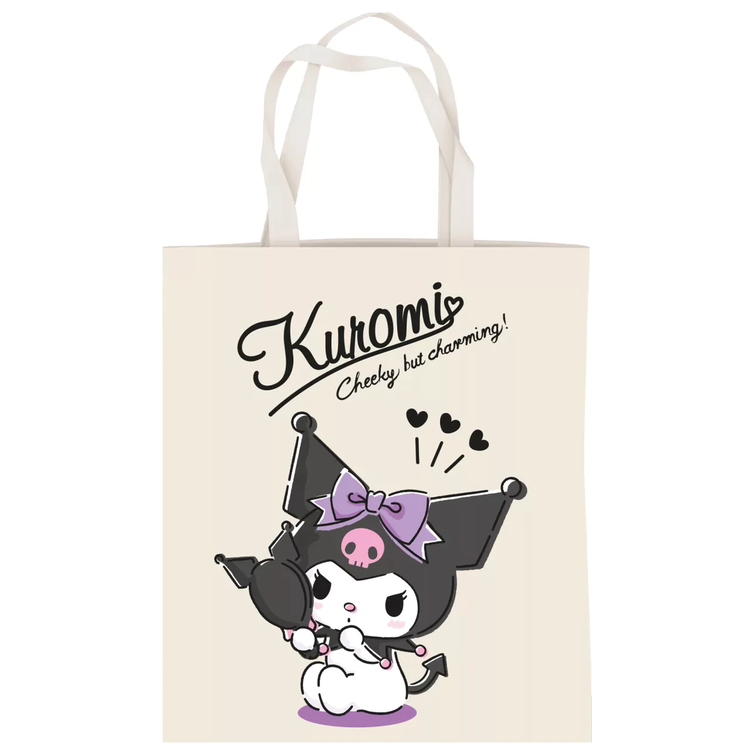 Hello Kitty Kuromi Charming Canvas torba za kupovinu, torba za kupovinu 44 cm fotografija proizvoda