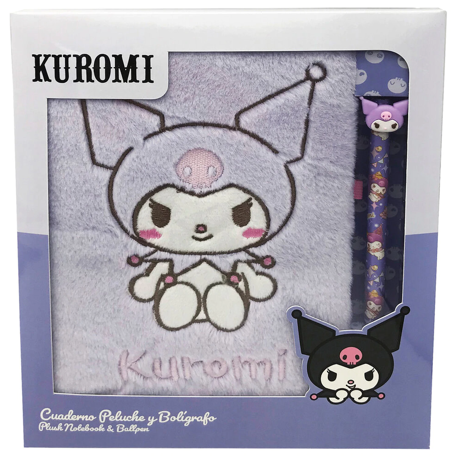 Hello Kitty Kuromi Plišana bilježnica i olovka fotografija proizvoda
