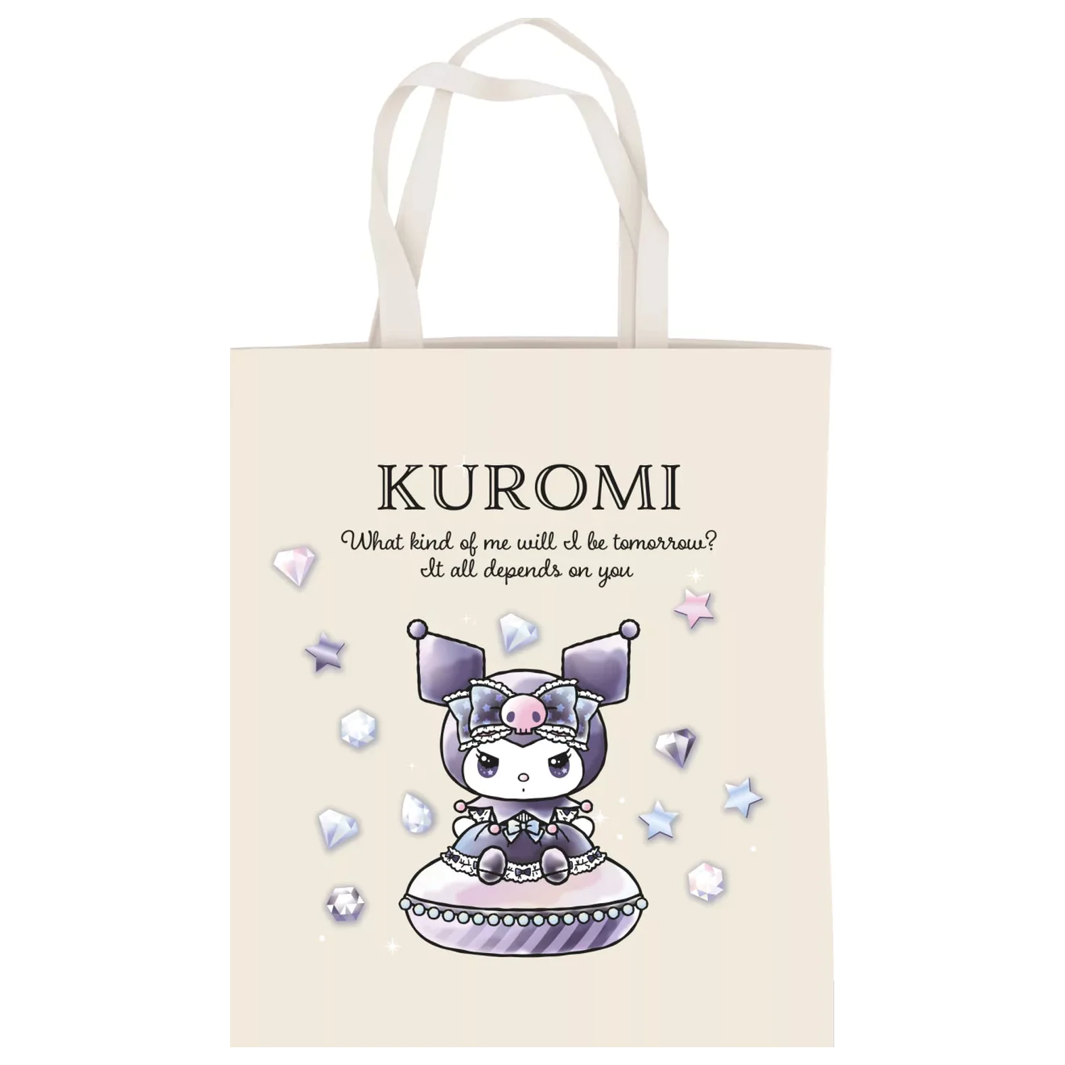 Hello Kitty Kuromi Diamond torba od platna, shopping torba 44 cm fotografija proizvoda