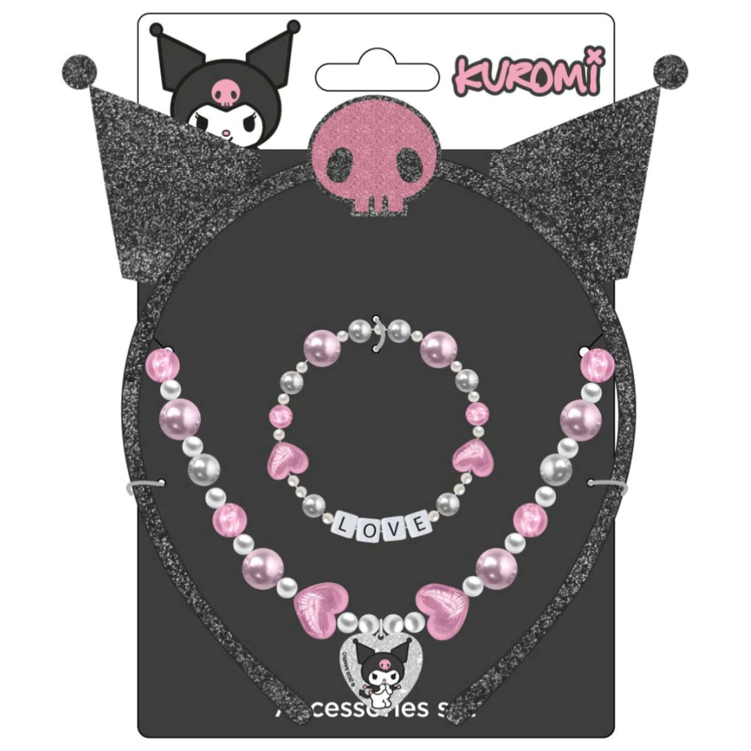 Hello Kitty Kuromi set nakita i traka za glavu fotografija proizvoda