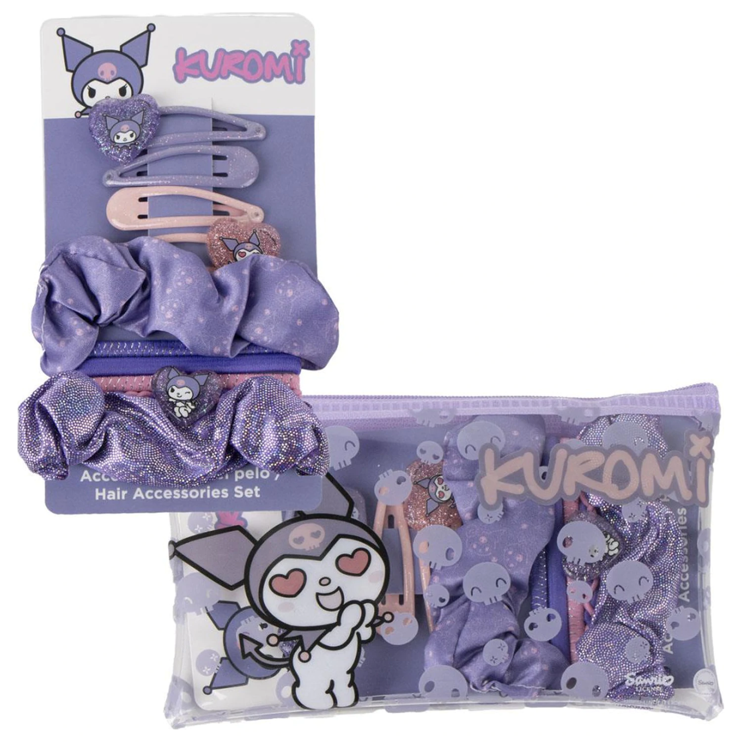 Hello Kitty Kuromi kopča za kosu, set gumica za kosu fotografija proizvoda