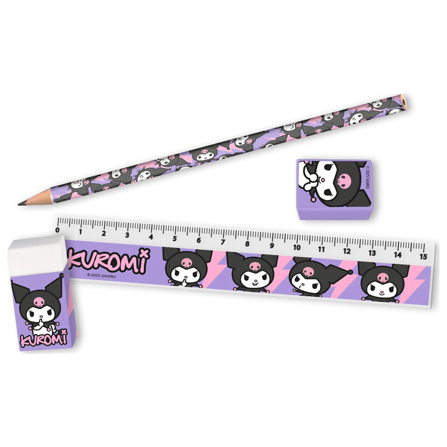 Hello Kitty Kuromi set pribora fotografija proizvoda