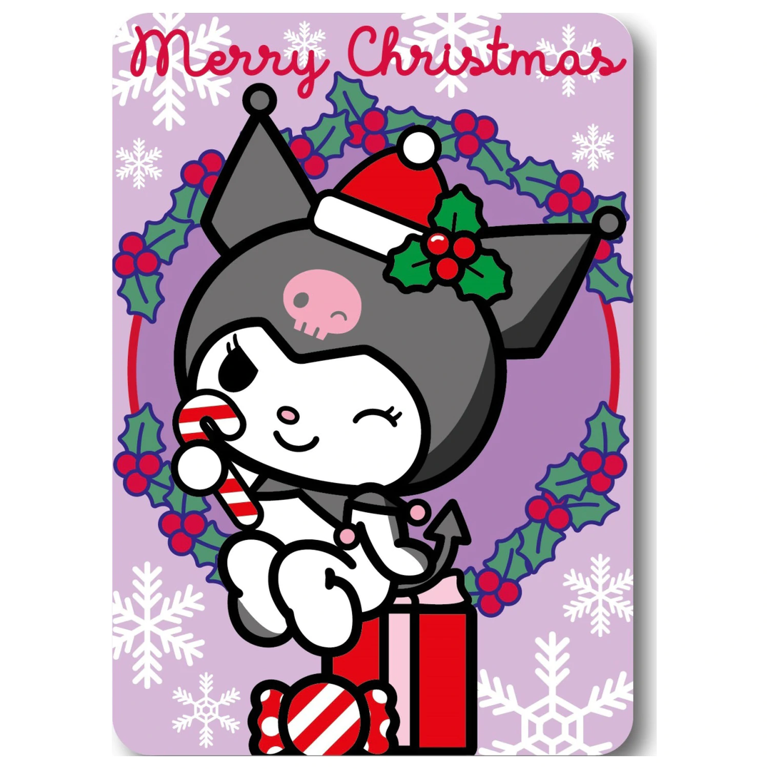 Hello Kitty Kuromi božićna deka od flisa fotografija proizvoda