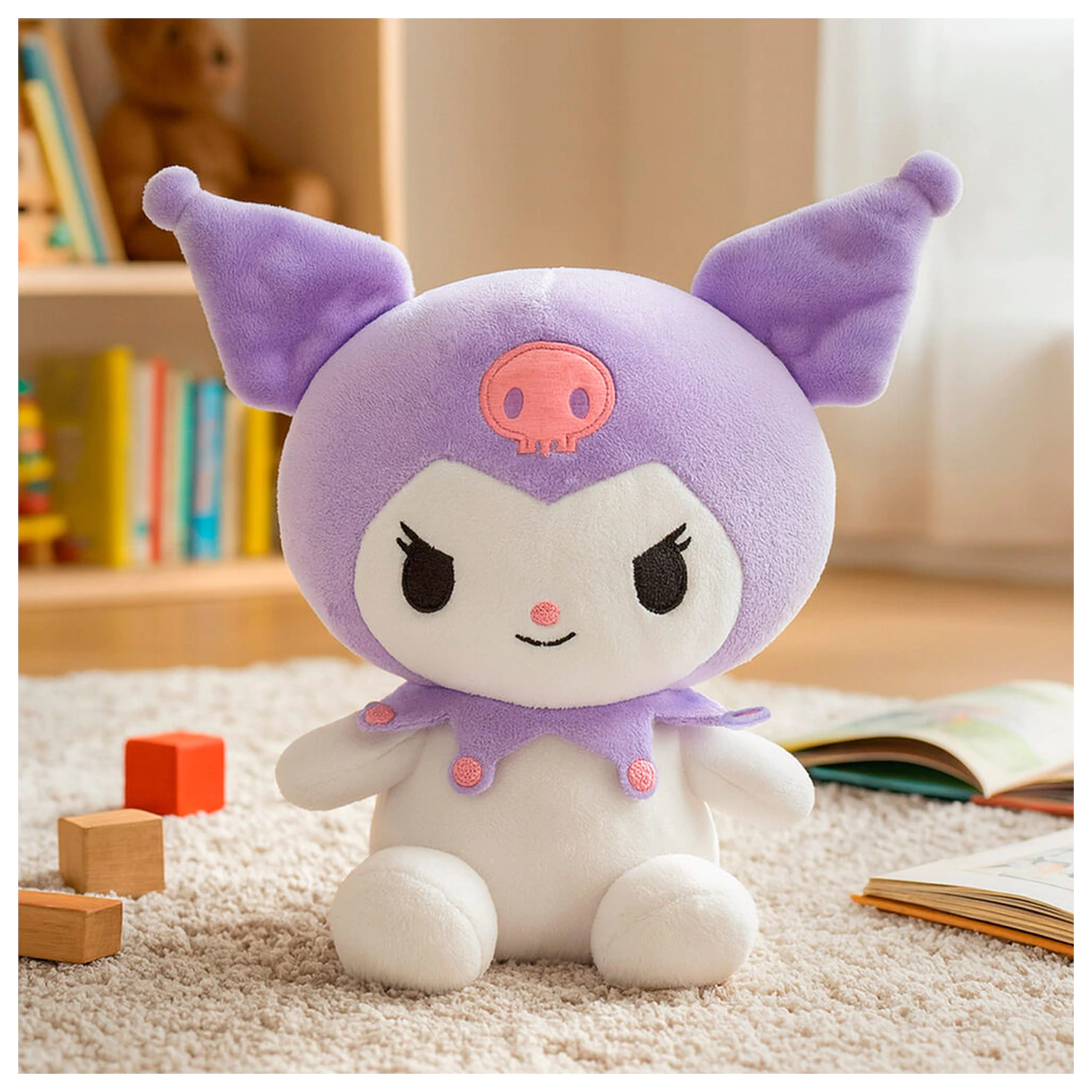 Hello Kitty Kuromi plišana igračka 19,5 cm fotografija proizvoda