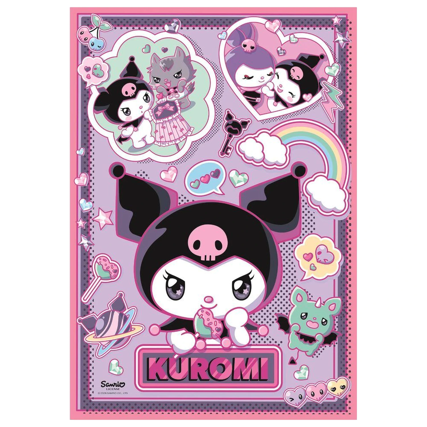 Hello Kitty Kuromi puzzle od 1000 komada fotografija proizvoda