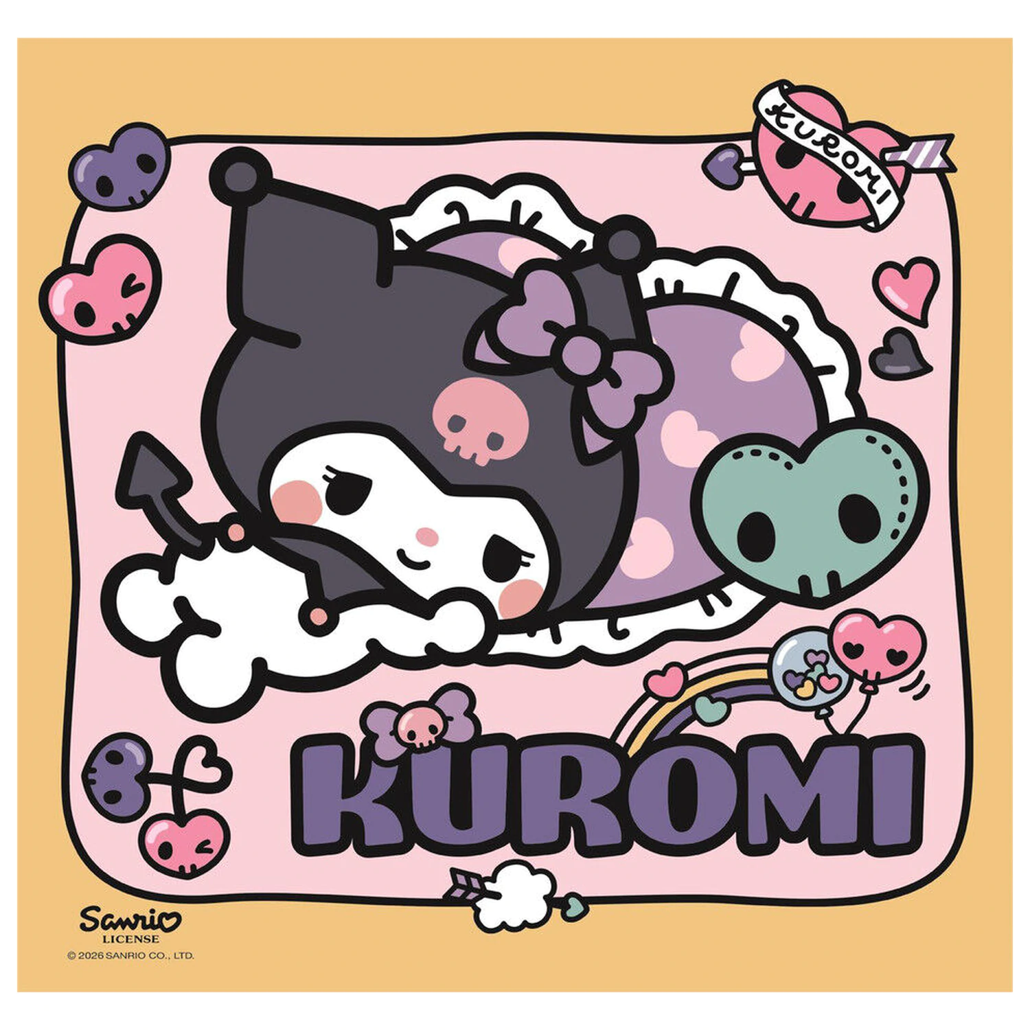 Hello Kitty Kuromi puzzle 3x48 komada fotografija proizvoda