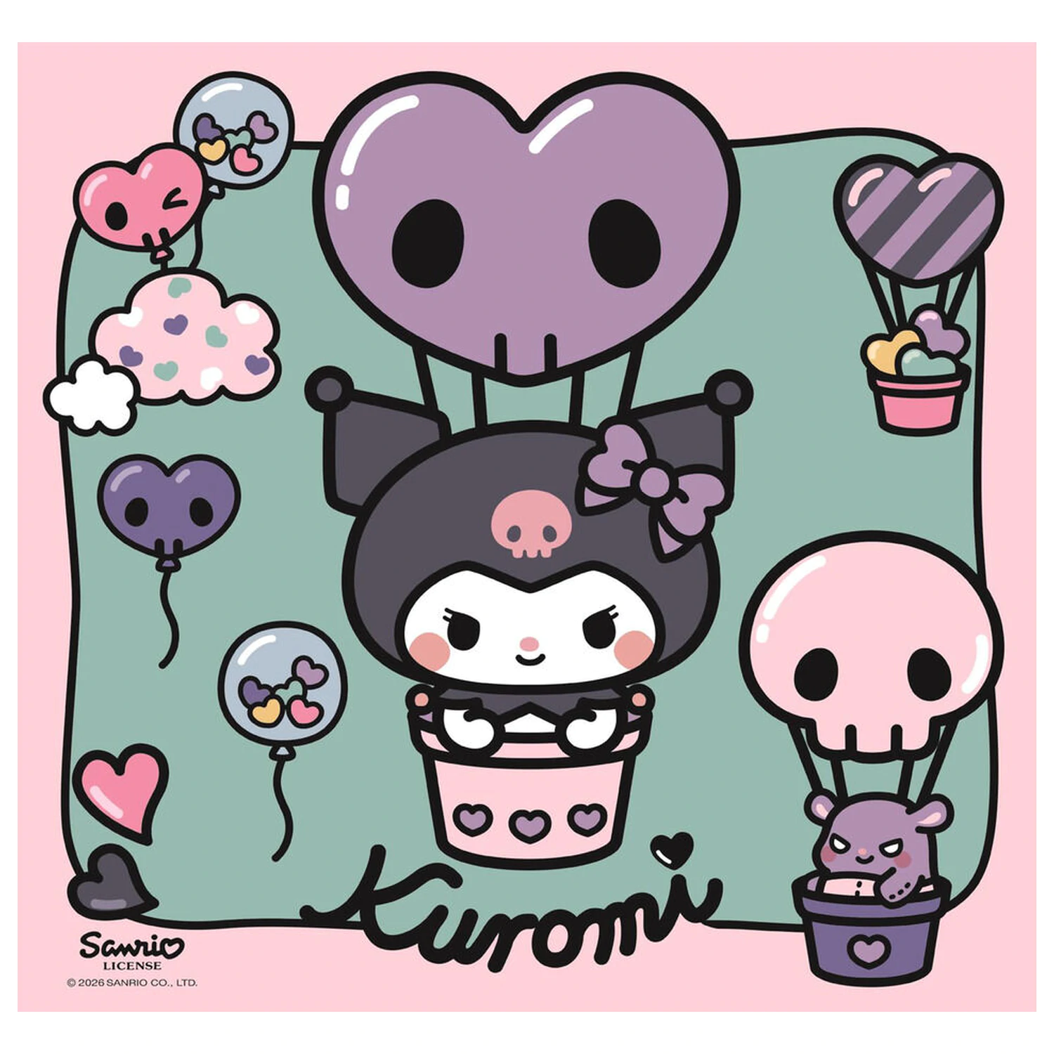 Hello Kitty Kuromi puzzle 3x48 komada fotografija proizvoda