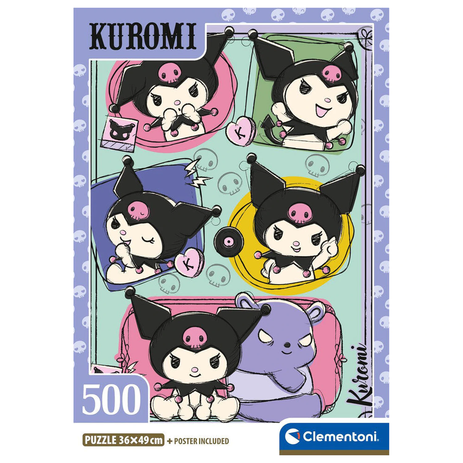 Hello Kitty Kuromi puzzle 500 komada fotografija proizvoda