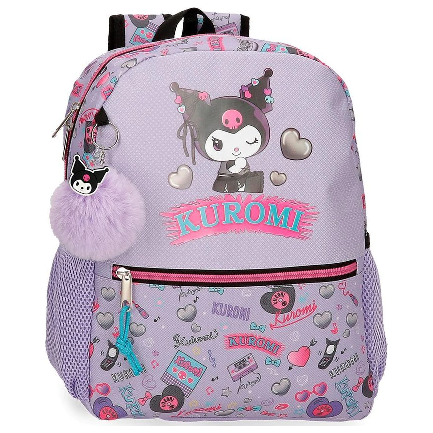 Hello Kitty Kuromi Retropop prilagodljivi ruksak 33 cm fotografija proizvoda