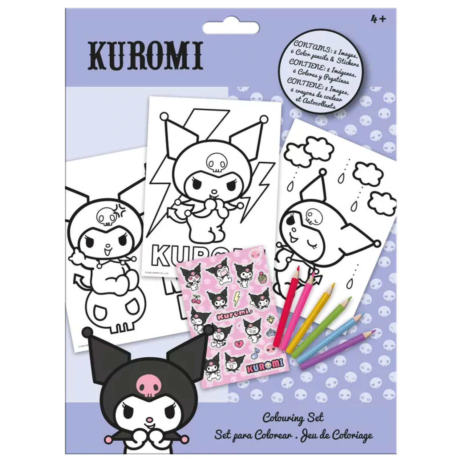 Hello Kitty Kuromi set za bojanje sa naljepnicama fotografija proizvoda