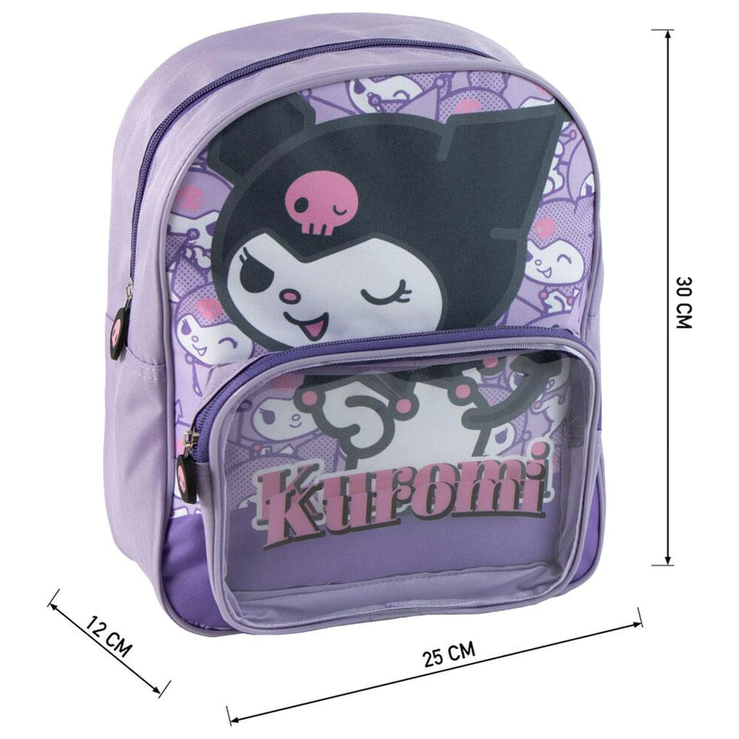 Hello Kitty Kuromi ruksak 30 cm fotografija proizvoda