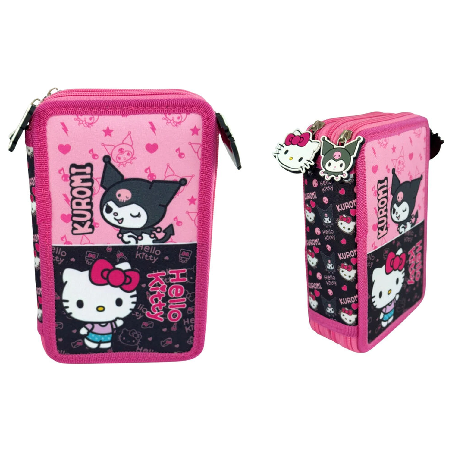 Hello Kitty & Kuromi trostruka pernica fotografija proizvoda