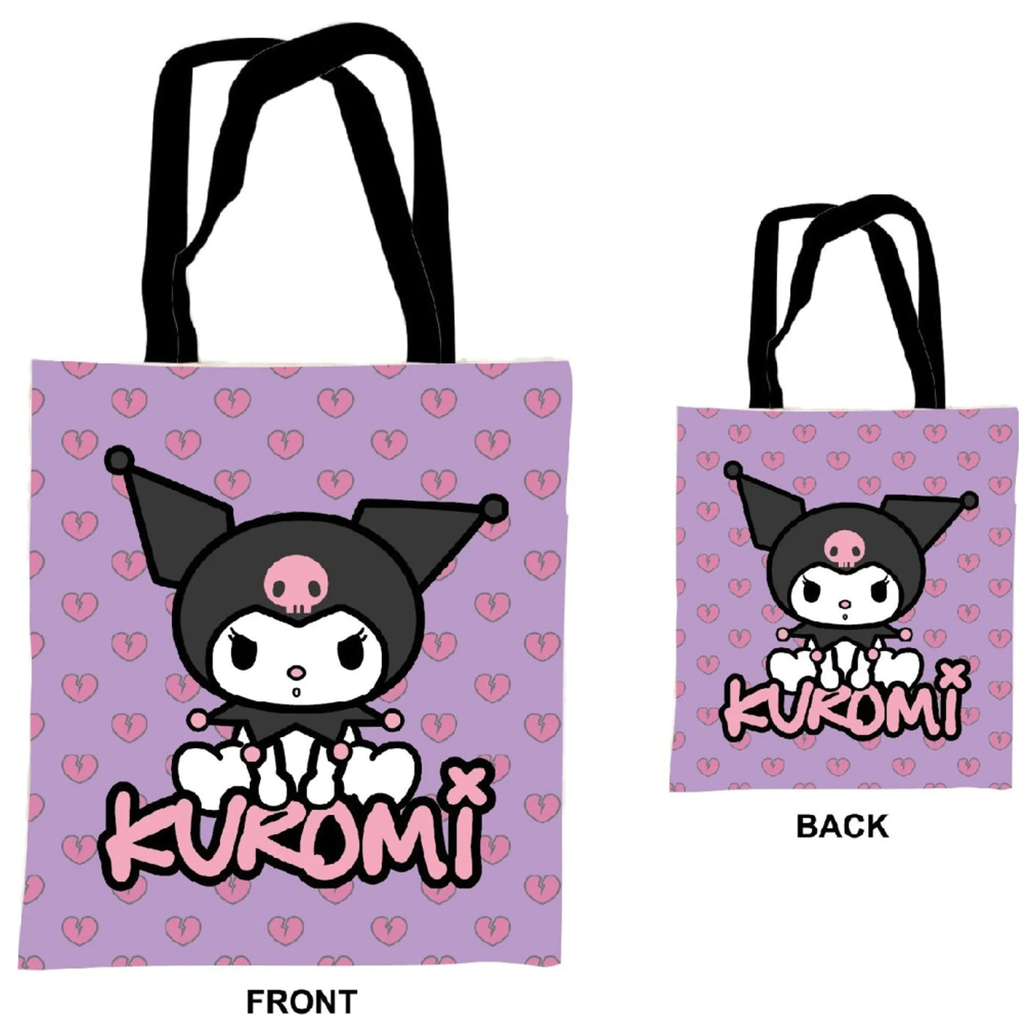 Hello Kitty Kuromi platnena torba, shopping torba 44 cm fotografija proizvoda