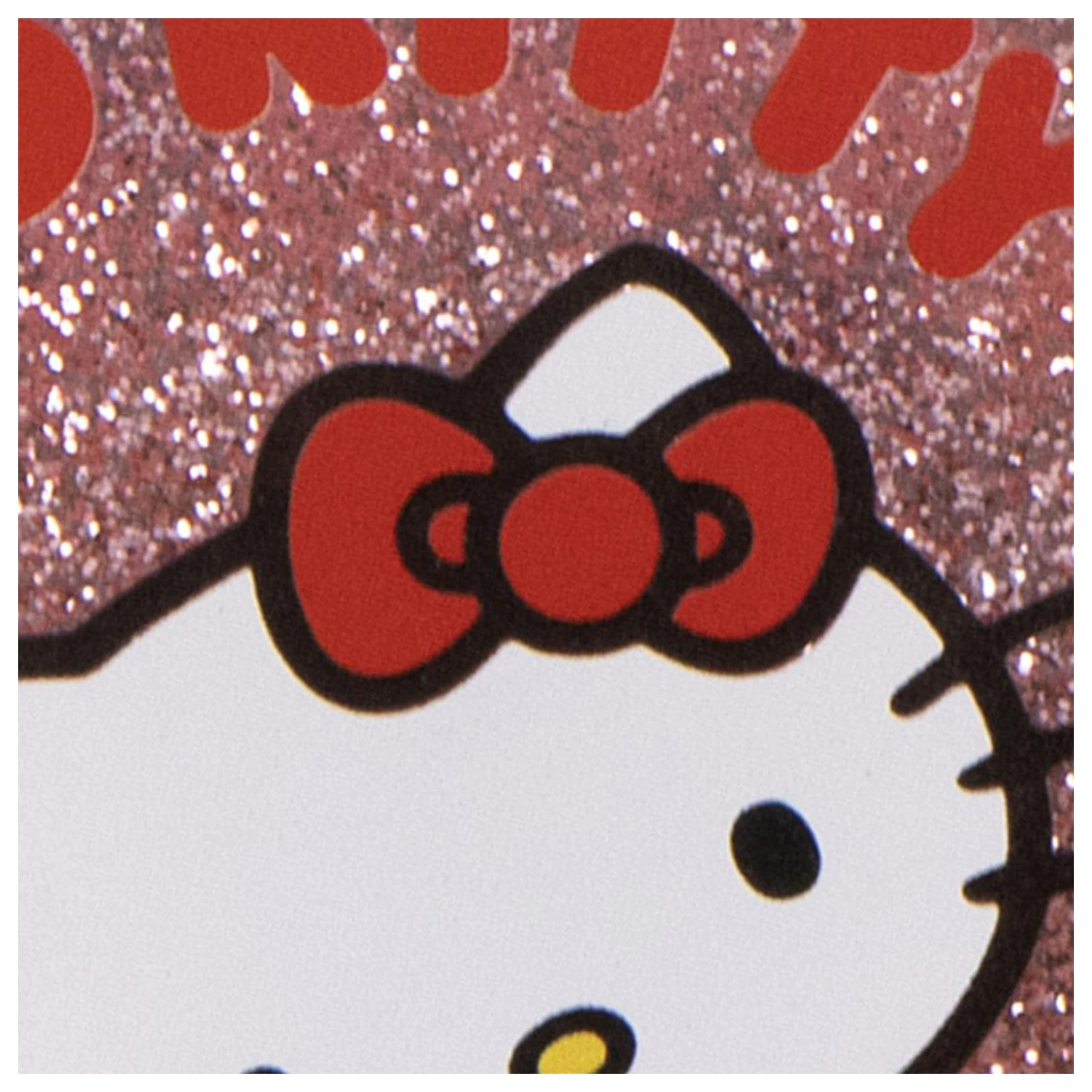 Hello Kitty Pink Glitter Četka za kosu, češalj 13 cm fotografija proizvoda