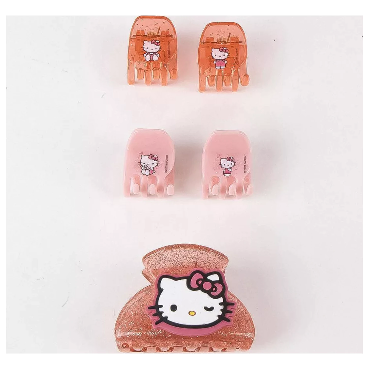 Hello Kitty Pink ukosnice za kosu, set od 5 komada fotografija proizvoda