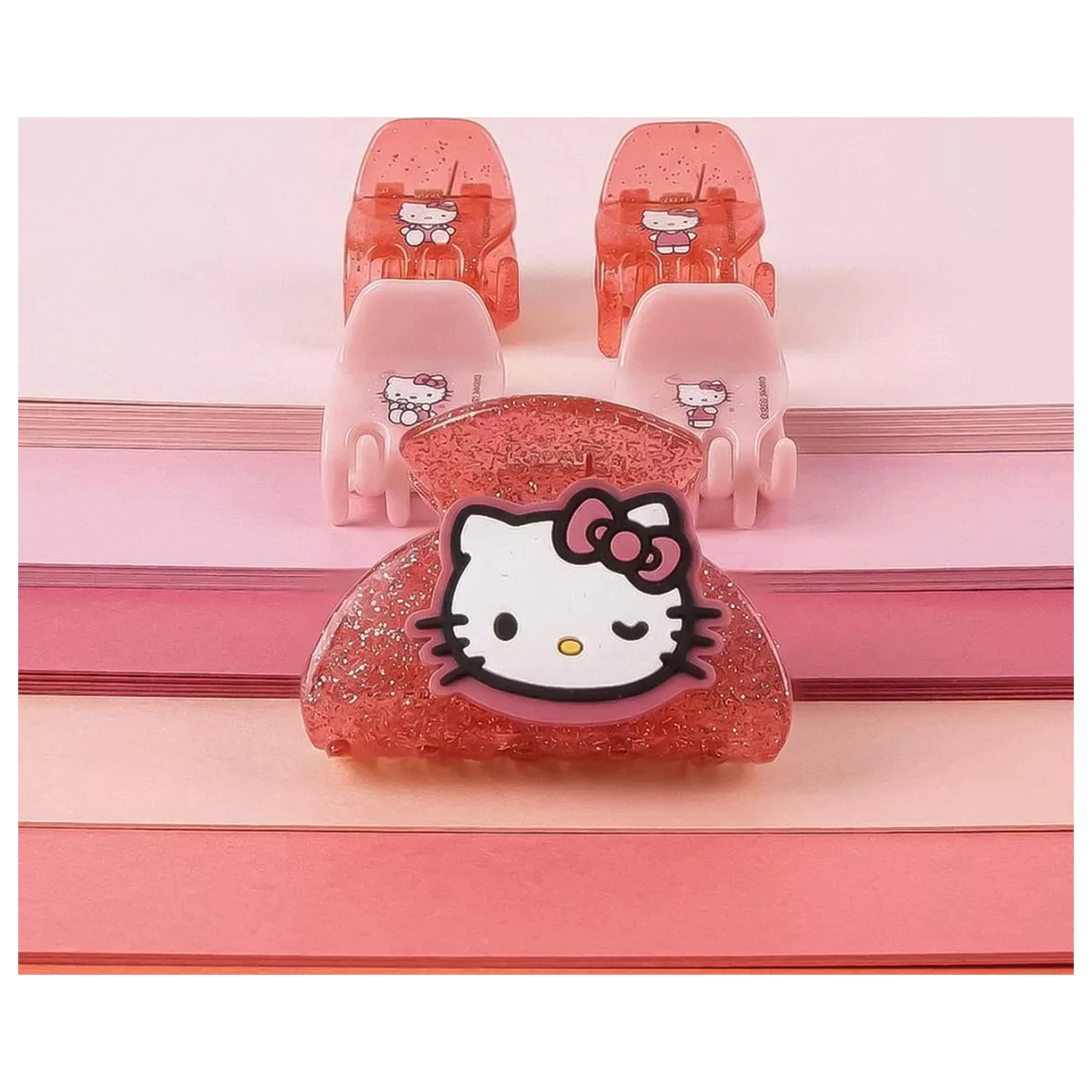 Hello Kitty Pink ukosnice za kosu, set od 5 komada fotografija proizvoda