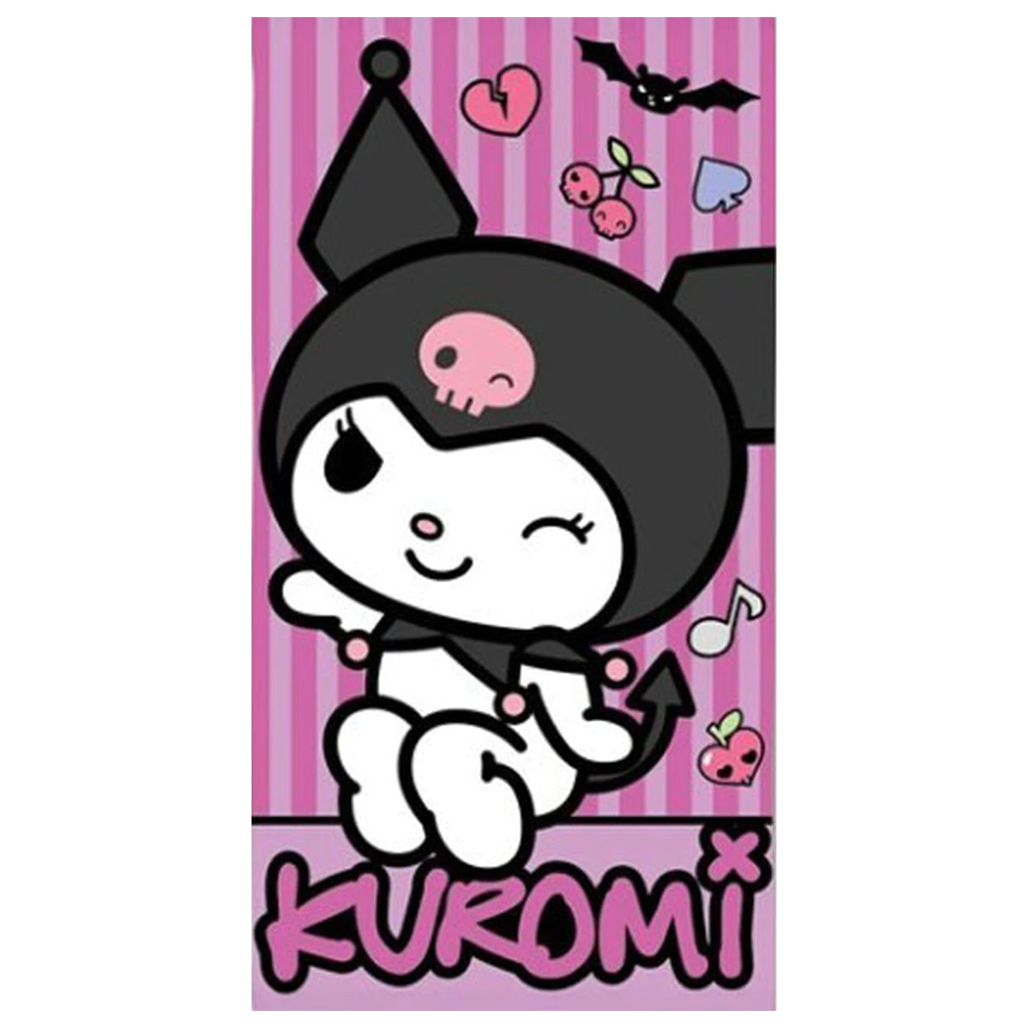 Hello Kitty Punk Kuromi ručnik 70x140cm fotografija proizvoda