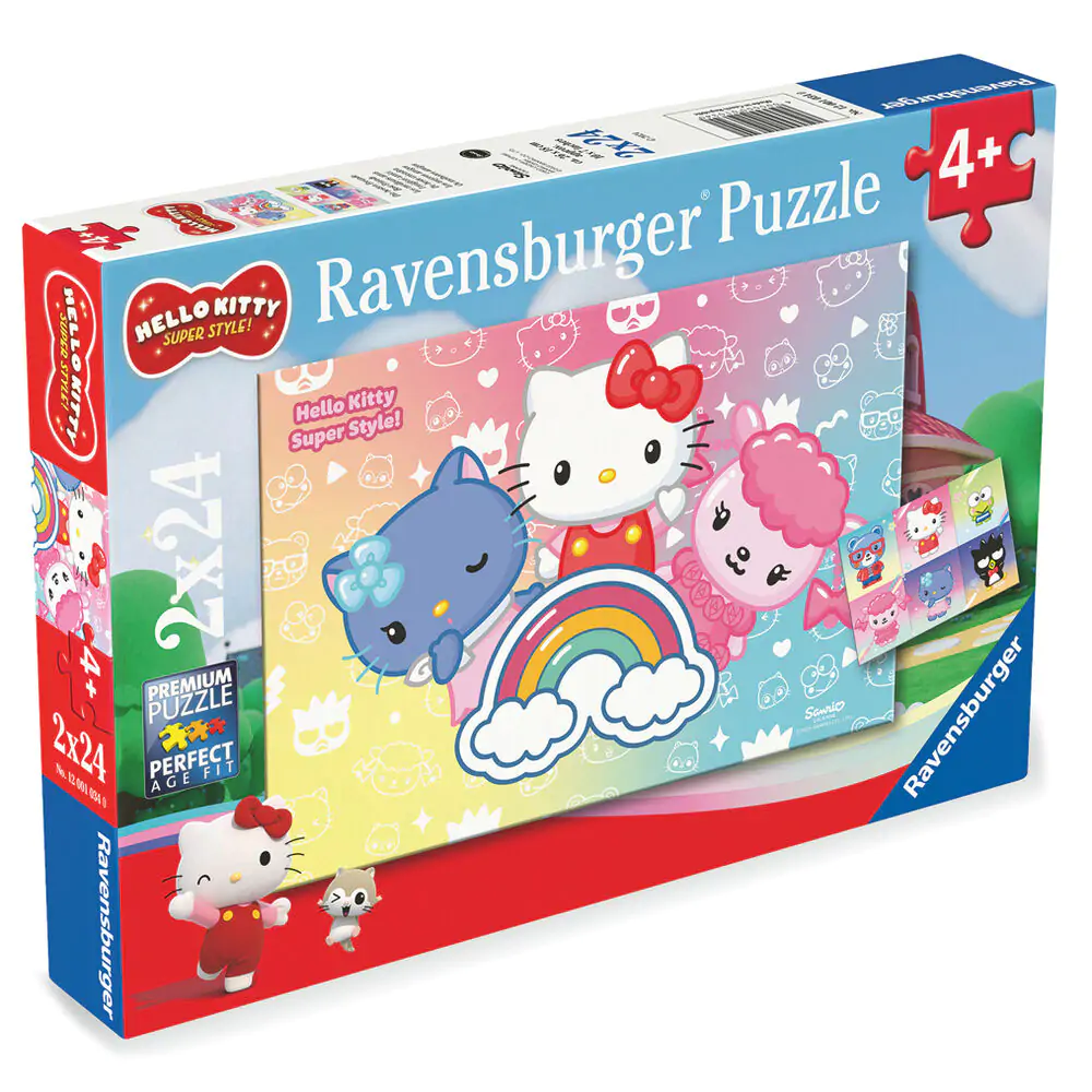 Hello Kitty puzzle 2 x 24 komada fotografija proizvoda