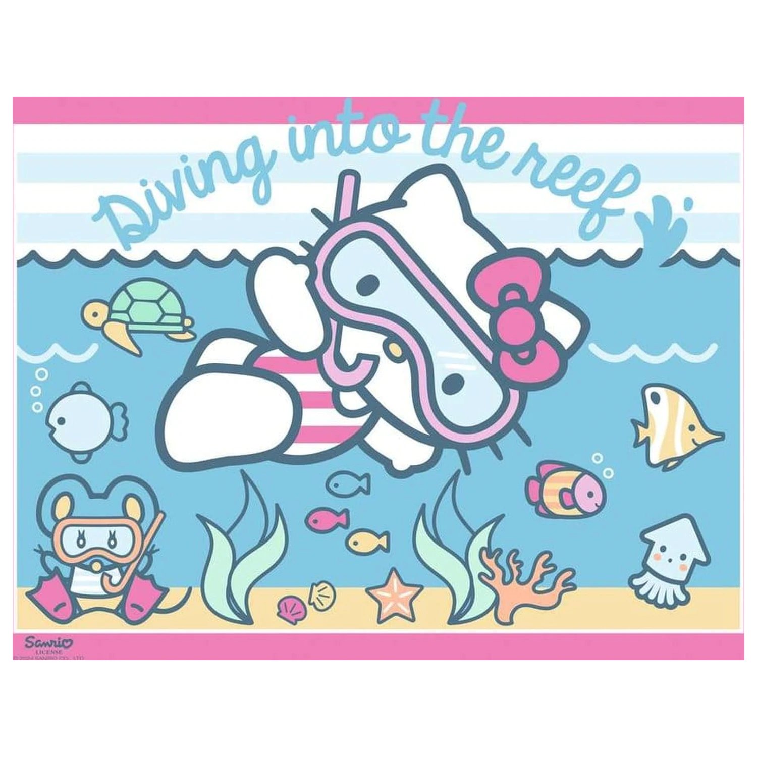 Hello Kitty Puzzle 4-struko pakiranje Let's Go, Hello Kitty! (4x100 komada) fotografija proizvoda