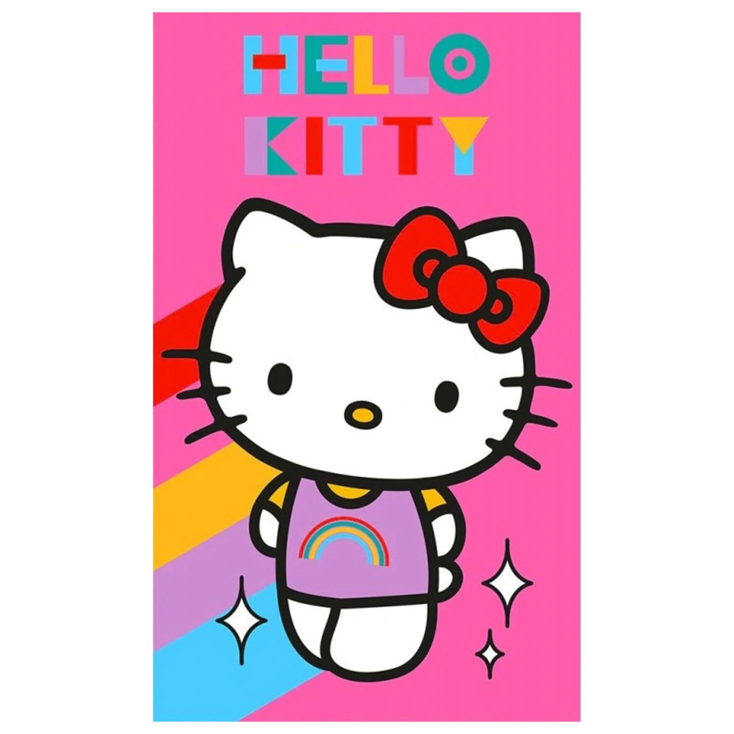 Hello Kitty Rainbow ručnik za ruke, ručnik za lice, ručnik fotografija proizvoda