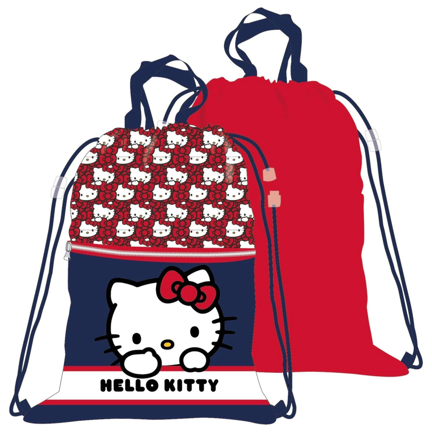 Hello Kitty Red Bow Deluxe sportska torba, torba s vezicom 45 cm fotografija proizvoda