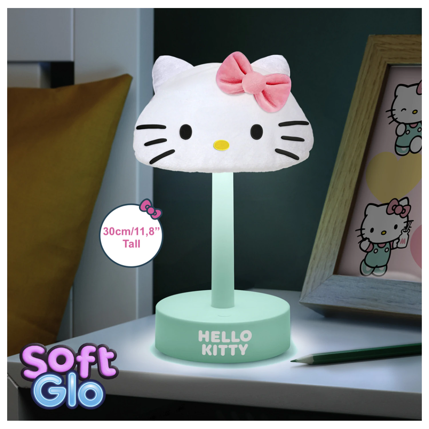 Hello Kitty 'SoftGlo' Mekana plišana dekorativna lampa fotografija proizvoda