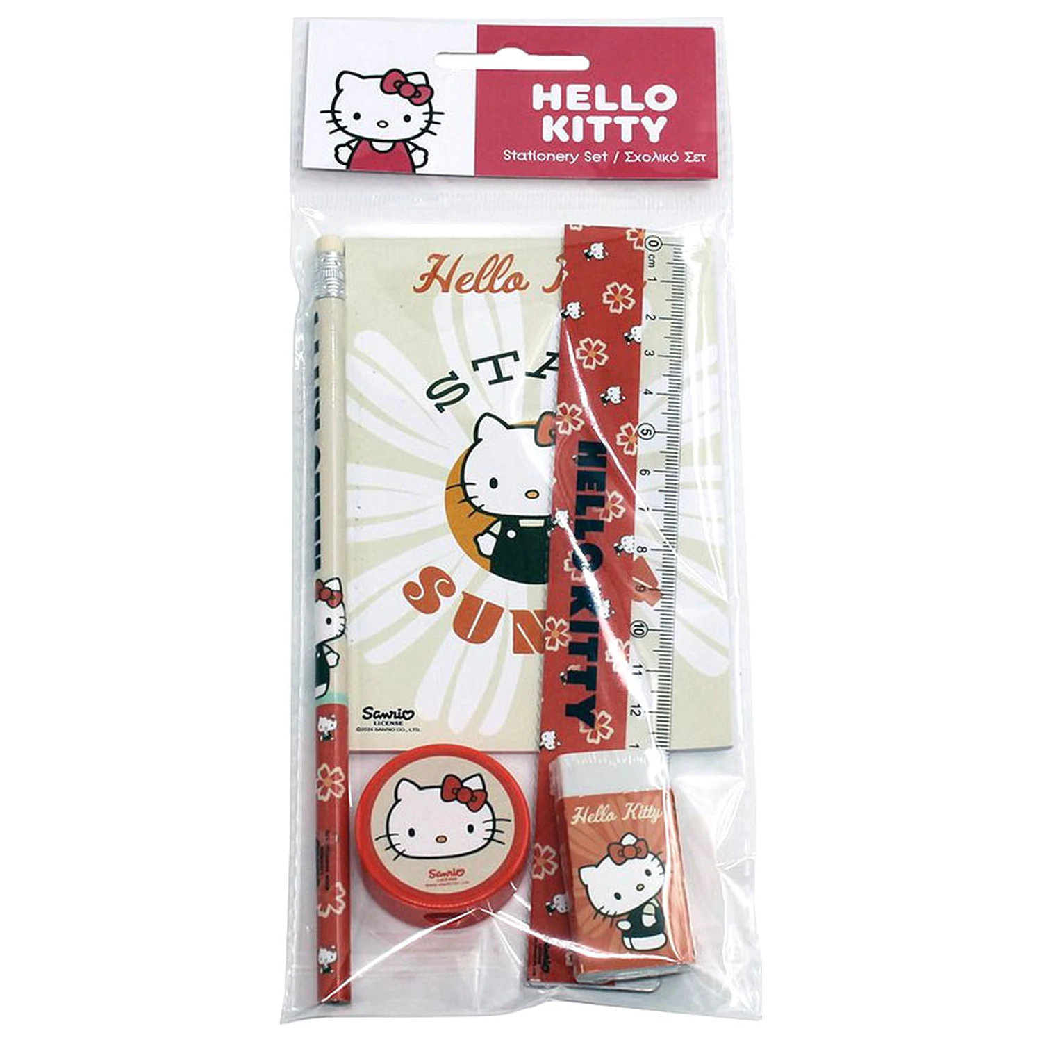 Hello Kitty Stay Sunny set pribora za pisanje, 5 komada fotografija proizvoda
