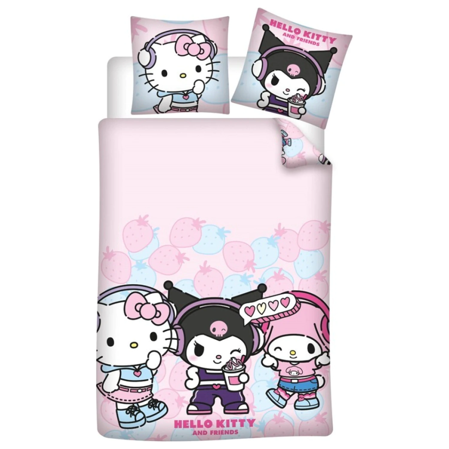 Hello Kitty Strawberry Navlaka za poplun fotografija proizvoda