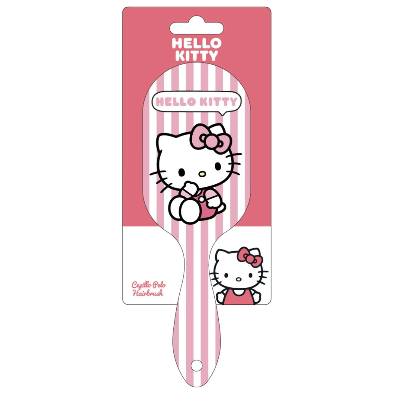 Hello Kitty Stripes Četka za kosu, Češalj 20 cm fotografija proizvoda