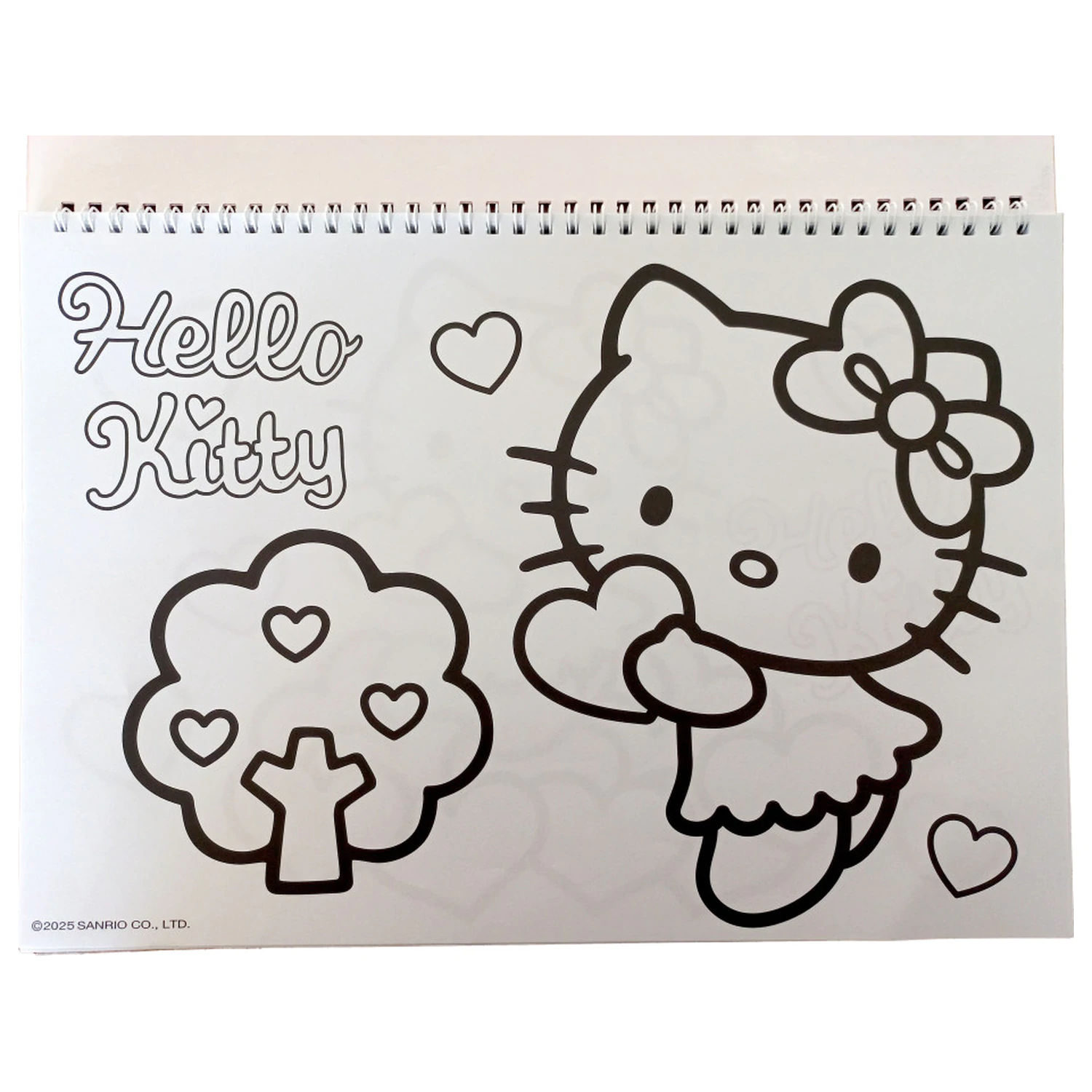 Hello Kitty Sweetheart A4 spiralni blok za crtanje s 40 listova i naljepnicama fotografija proizvoda