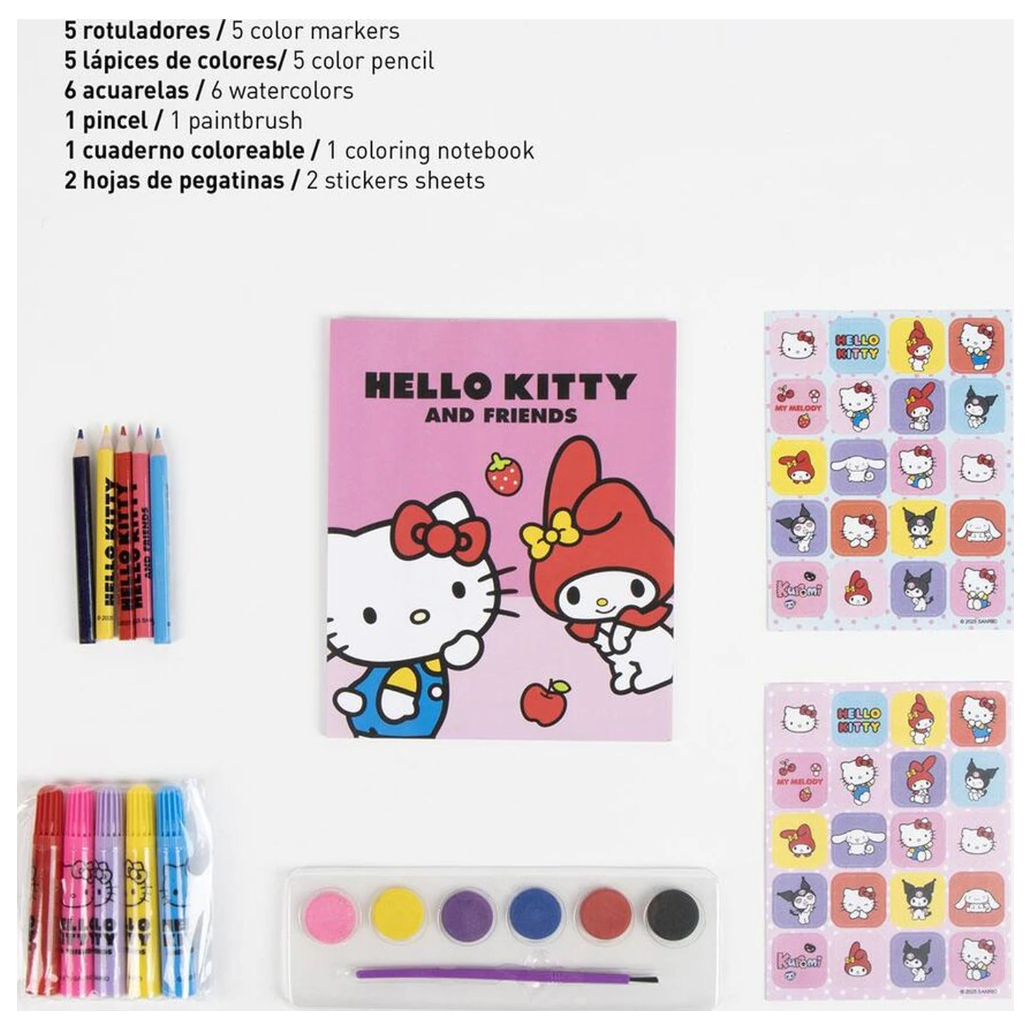 Hello Kitty ruksak set pribora fotografija proizvoda