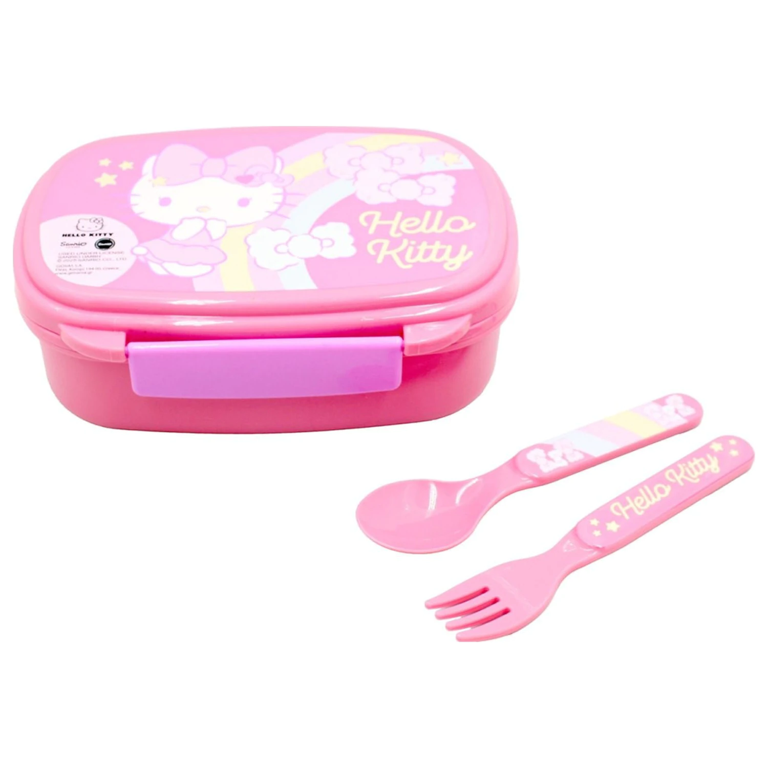 Hello Kitty Unicorn Kutija za sendvič + Set pribora za jelo fotografija proizvoda