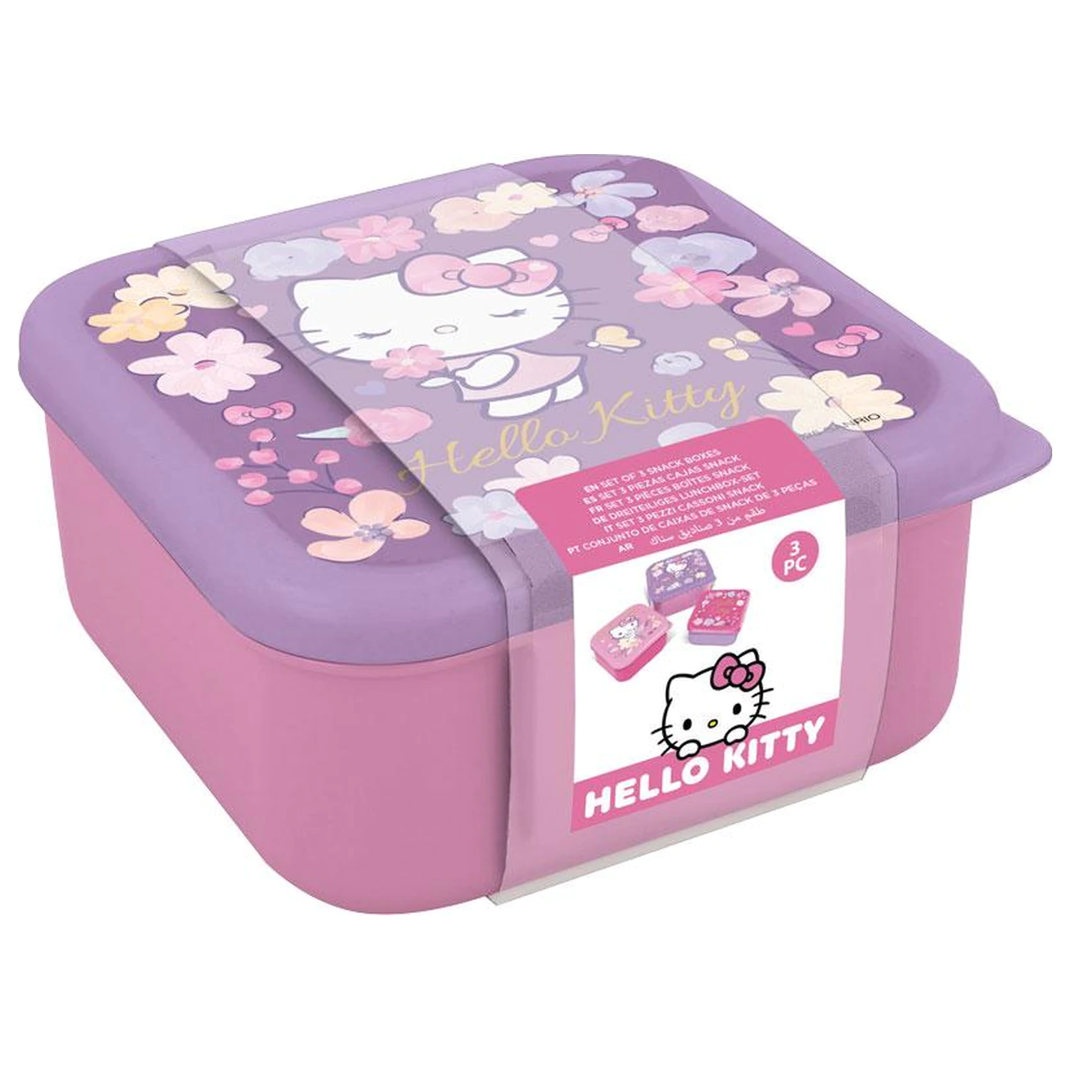 Hello Kitty Kutije za užinu 3 kom. fotografija proizvoda