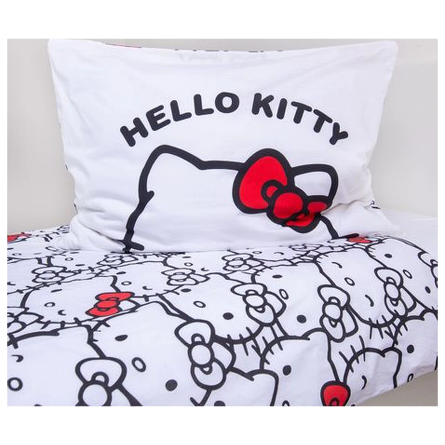 Hello Kitty Bijela Navlaka za poplun fotografija proizvoda