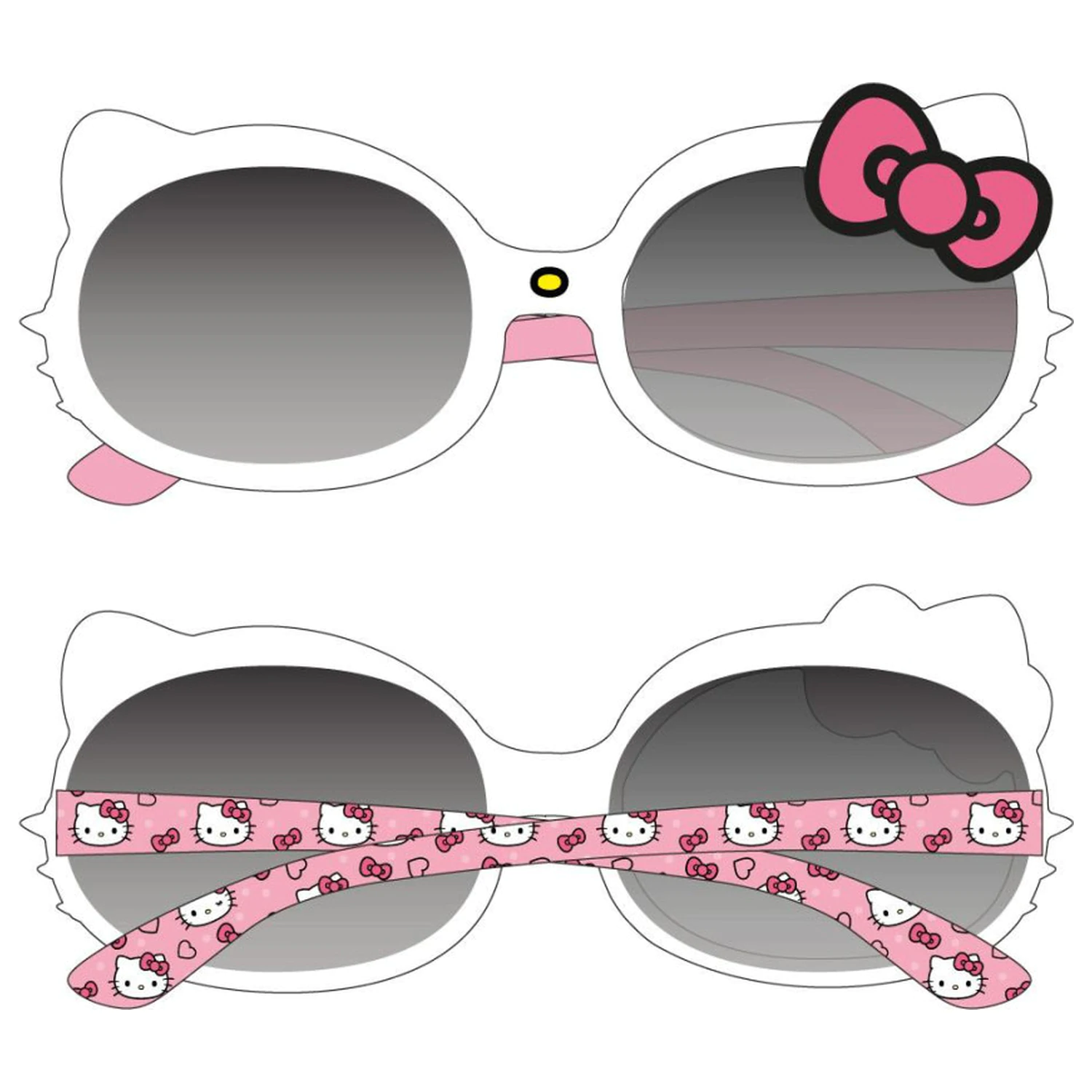 Hello Kitty Bijele Sunčane Naočale fotografija proizvoda