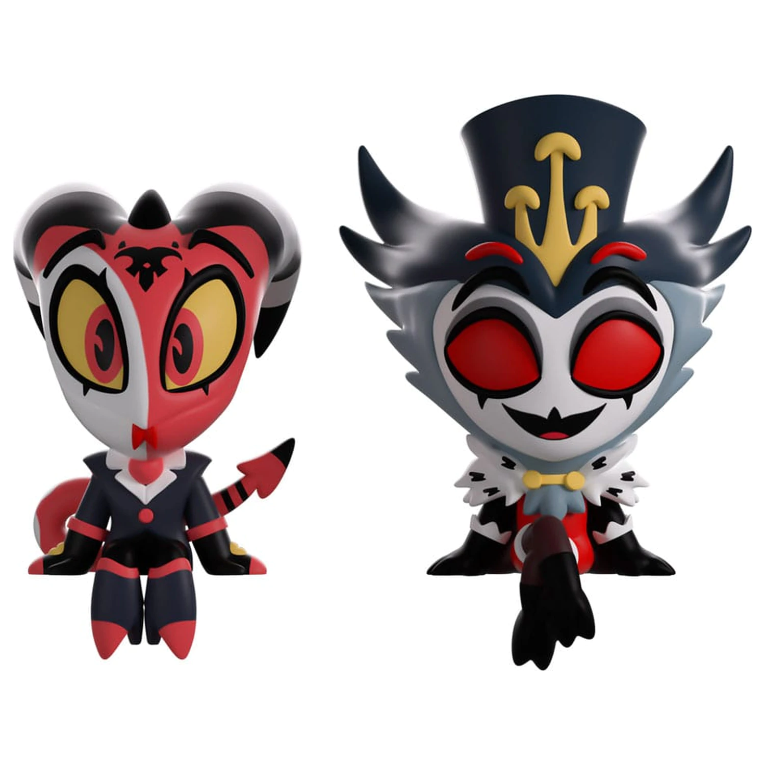 Helluva Boss vinilne figure Blitzo & Stolas Monitor Buddiez fotografija proizvoda