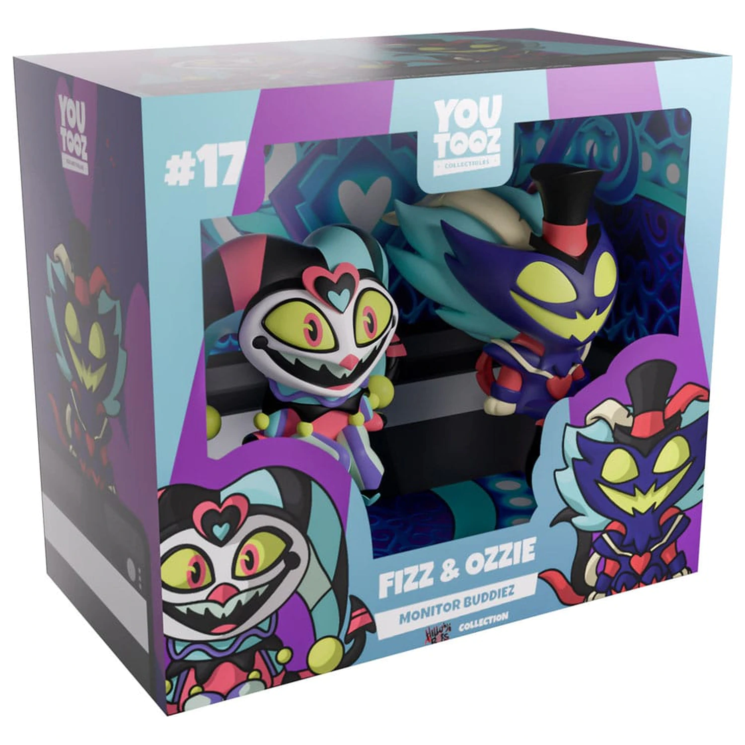 Helluva Boss Vinyl Figures Fizz & Ozzie Monitor Buddiez fotografija proizvoda
