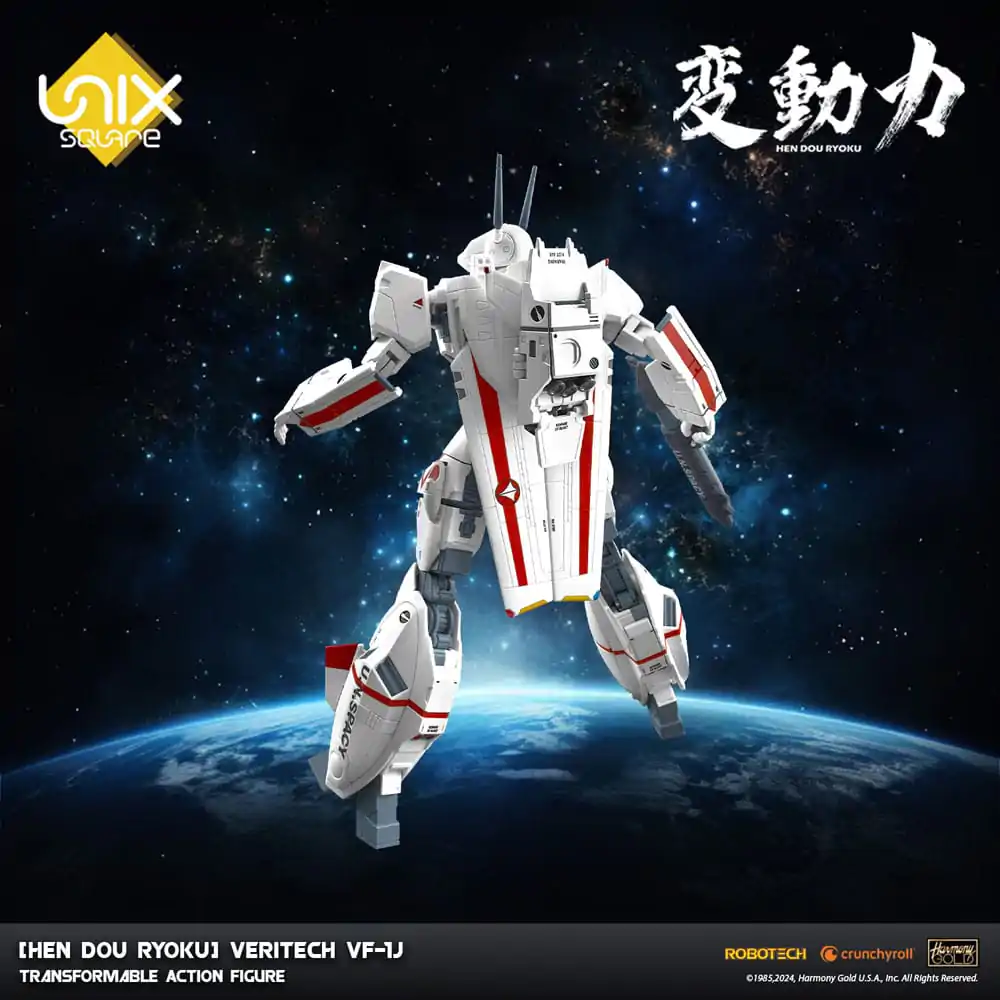 Hen Dou Ryoku Veritech Diecast akcijska figura VF-1J 21 cm fotografija proizvoda