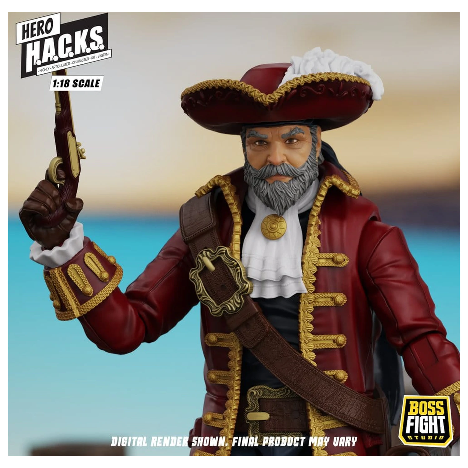 Hero H.A.C.K.S. Core Akcijska figura 1/18 Heroes and Villains Wave 1 John Bradford: Captain of the Temporal Voyager fotografija proizvoda