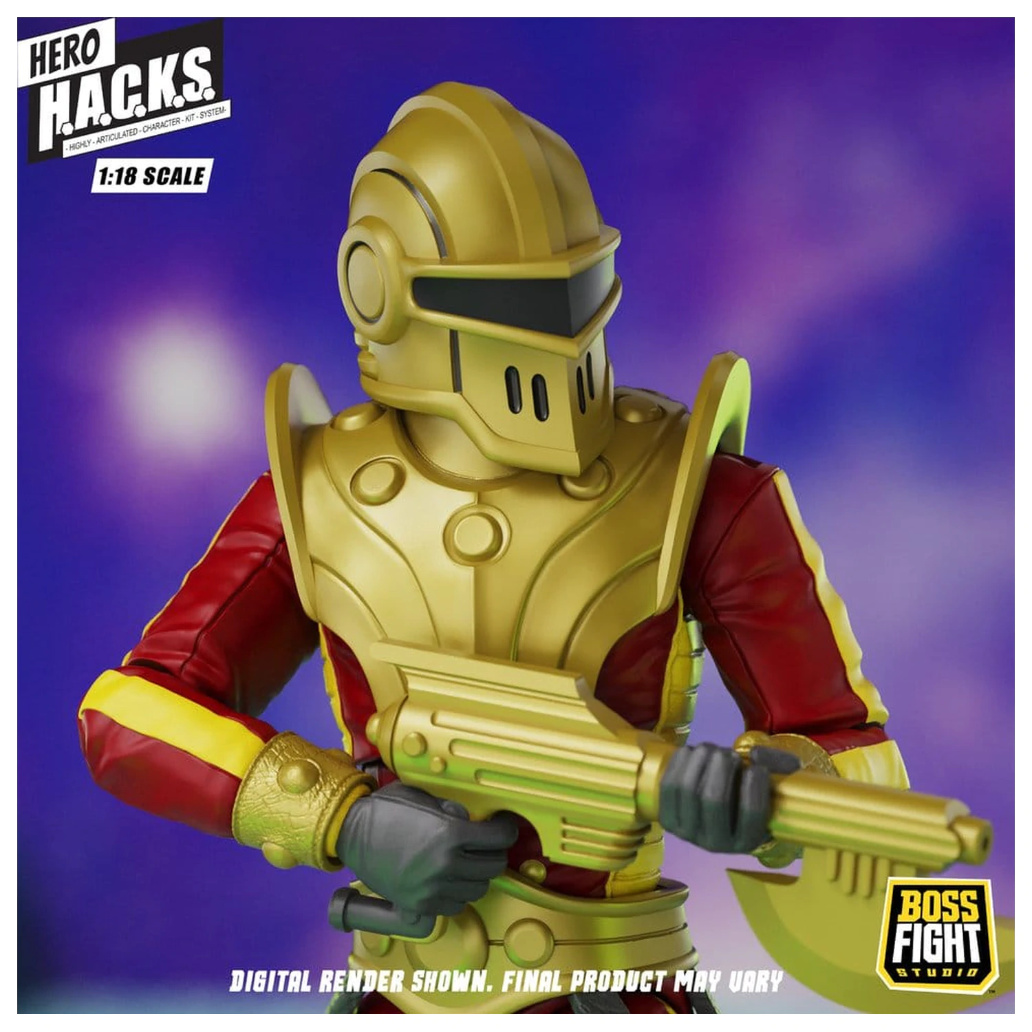 Hero H.A.C.K.S. Core Akcijska figura 1/18 Heroes and Villains Wave 1 Stellar Guard: Cosmic Defender of Accord fotografija proizvoda