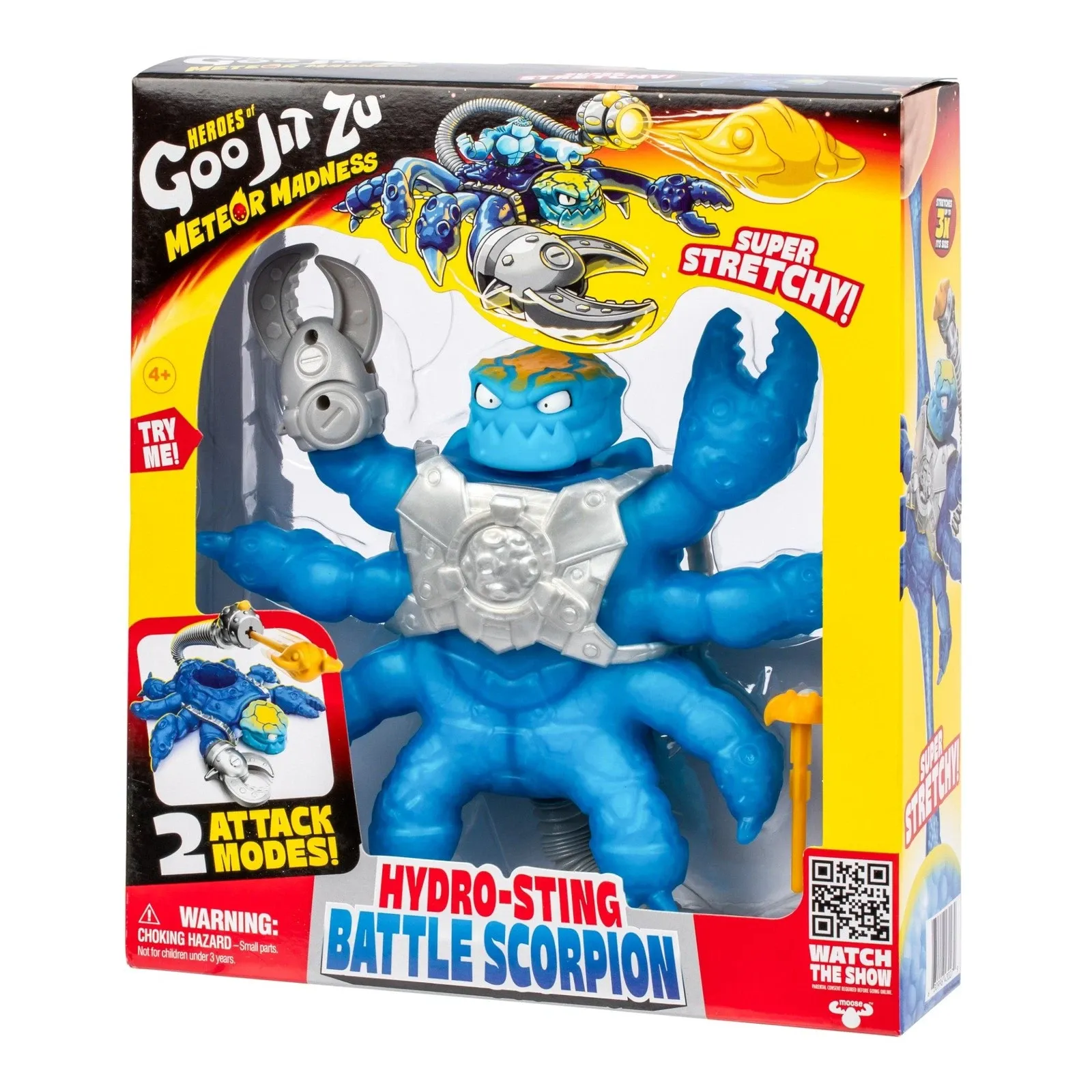 Heroes of Goo Jit Zu Meteor Madness Rastezljiva Figura Battle Scorpion Hydro Sting 22 cm fotografija proizvoda