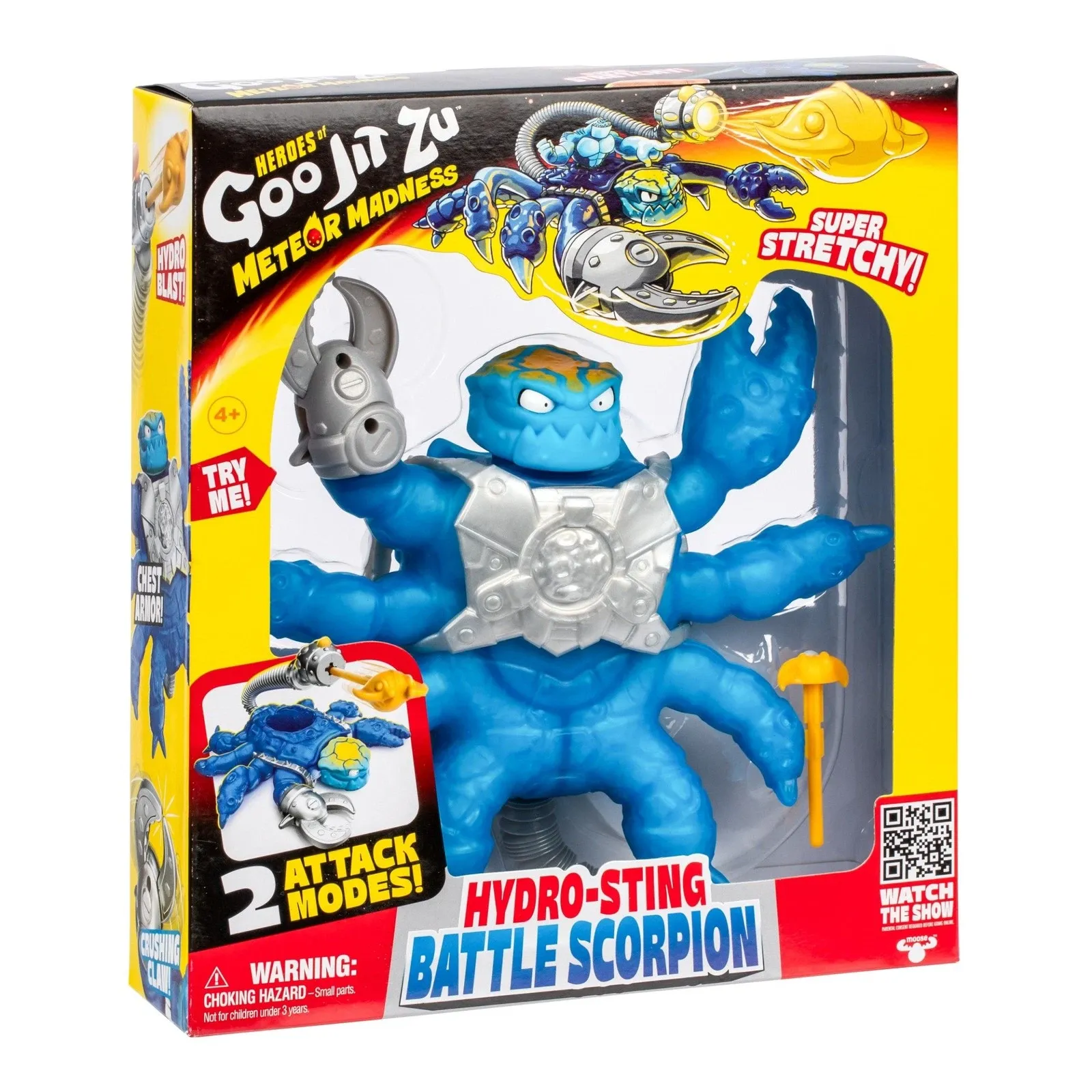Heroes of Goo Jit Zu Meteor Madness Rastezljiva Figura Battle Scorpion Hydro Sting 22 cm fotografija proizvoda