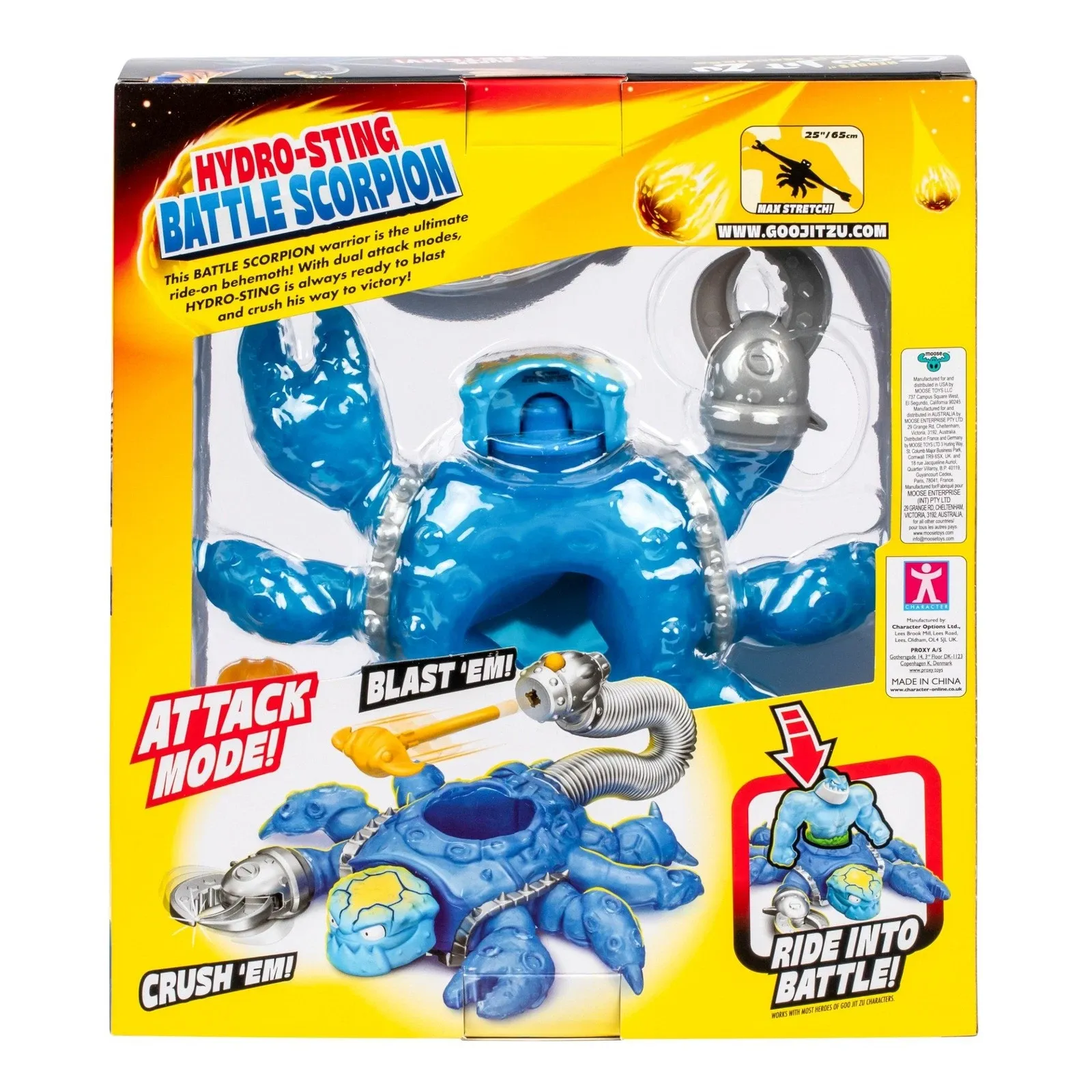 Heroes of Goo Jit Zu Meteor Madness Rastezljiva Figura Battle Scorpion Hydro Sting 22 cm fotografija proizvoda
