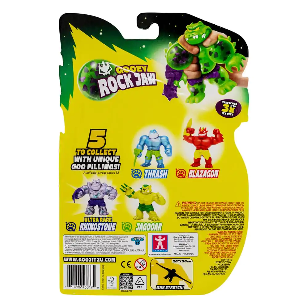 Heroes of Goo Jit Zu Meteor Madness Rastezljiva figura Rock Jaw 12 cm fotografija proizvoda