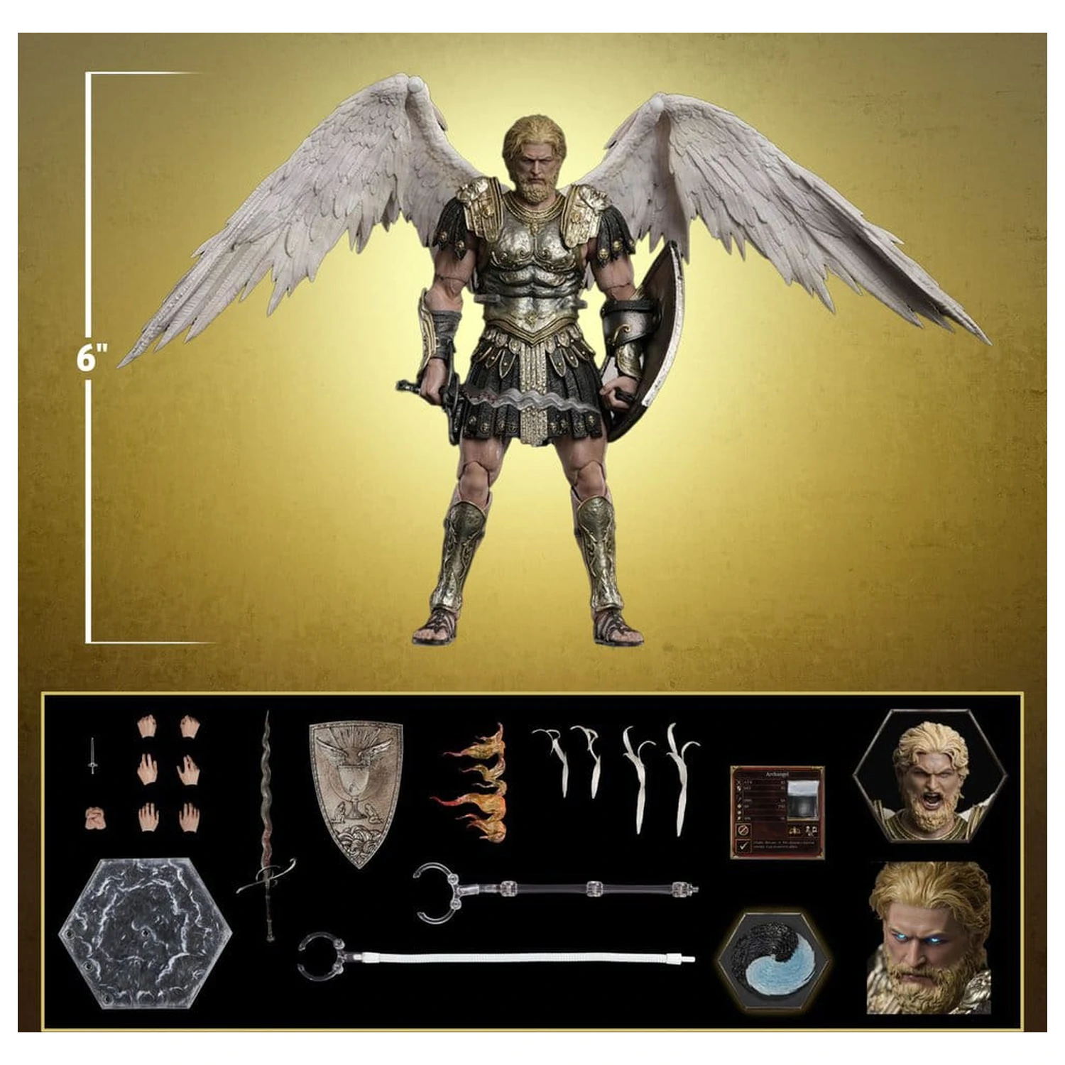 Heroes of Might and Magic III akcijska figura 1/12 Archangel (Deluxe Version) 15 cm fotografija proizvoda