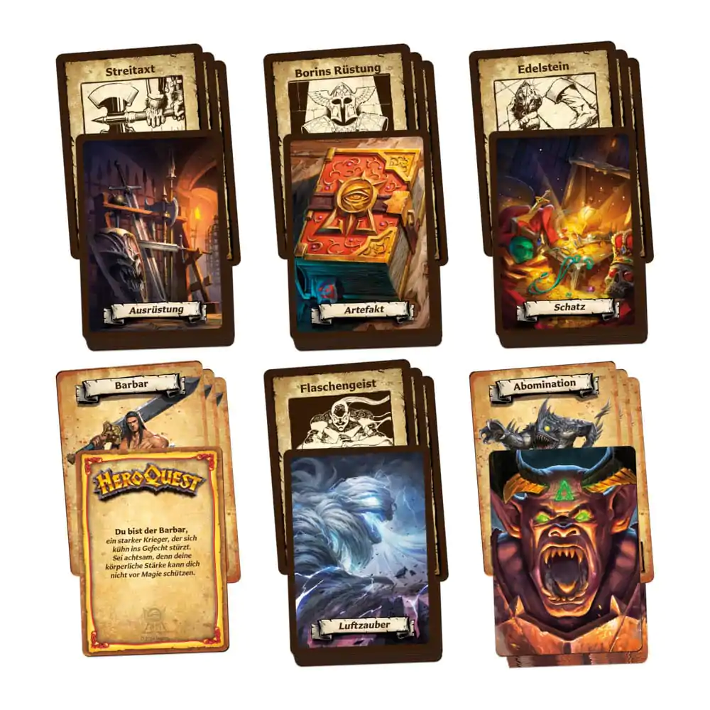 HeroQuest društvena igra Der Aufbruch *njemačka verzija* fotografija proizvoda